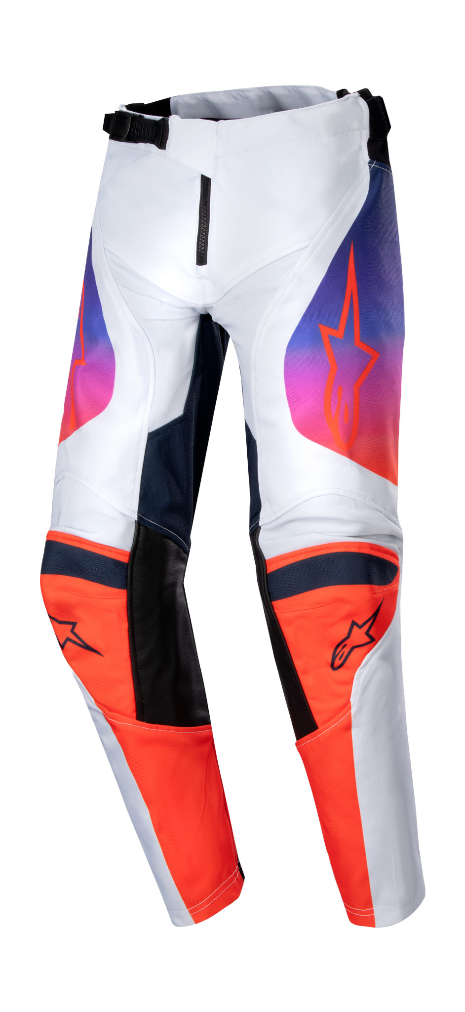 Alpinestars Youth Motocross Pants Racer Hoen - Light Grey / Hot Orange / Black