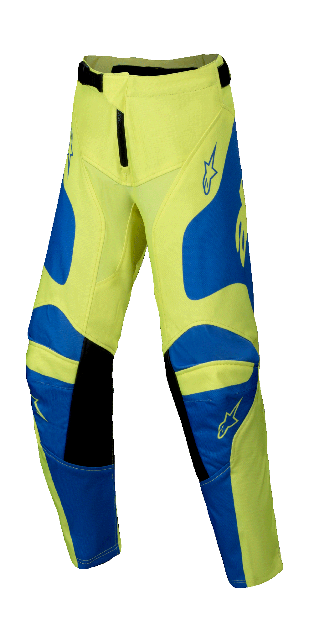 Alpinestars Youth Motocross Pants Racer Veil - Fluo Yellow / Blue
