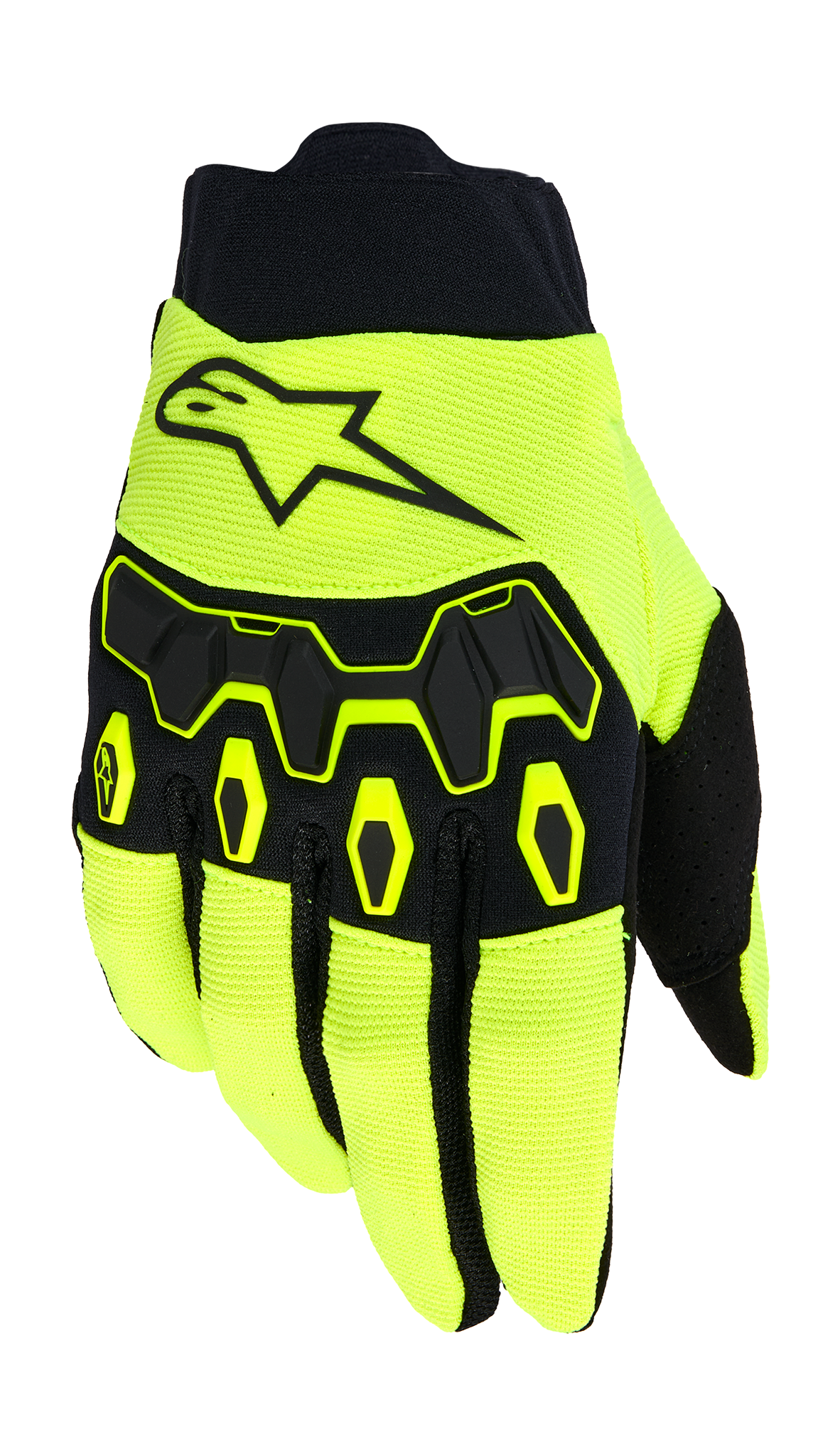 Alpinestars Youth Motocross Gloves 2026 Full Bore V2 - Fluo Yellow / Black