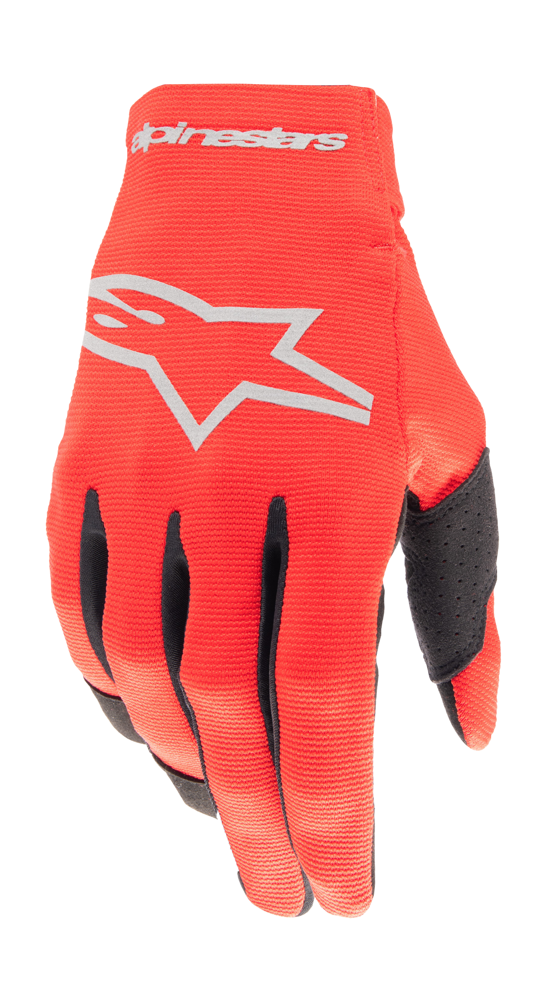 Alpinestars Youth Motocross Gloves 2026 Radar - Mars Red / Silver