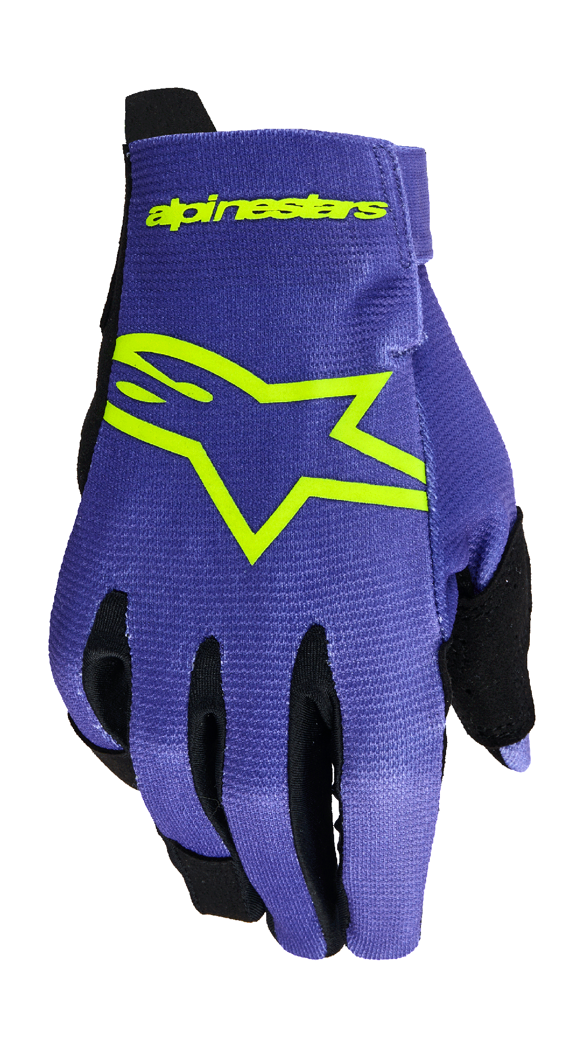 Alpinestars Youth Motocross Gloves 2026 Radar - Purple / Fluo Yellow