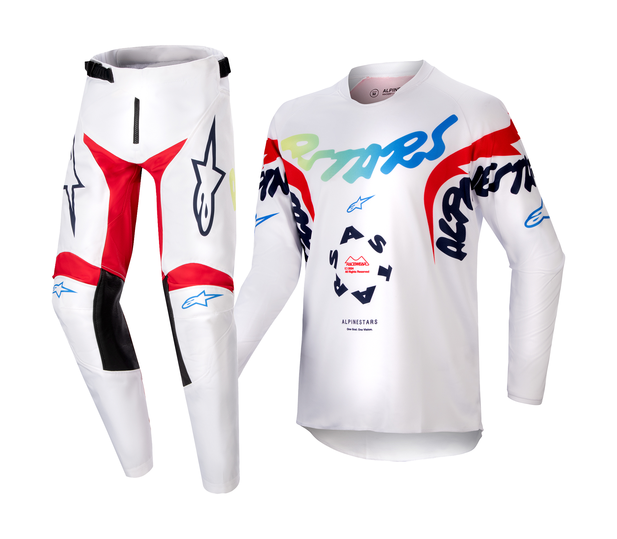 Alpinestars Youth Motocross Gear Racer Hana - White / Multi