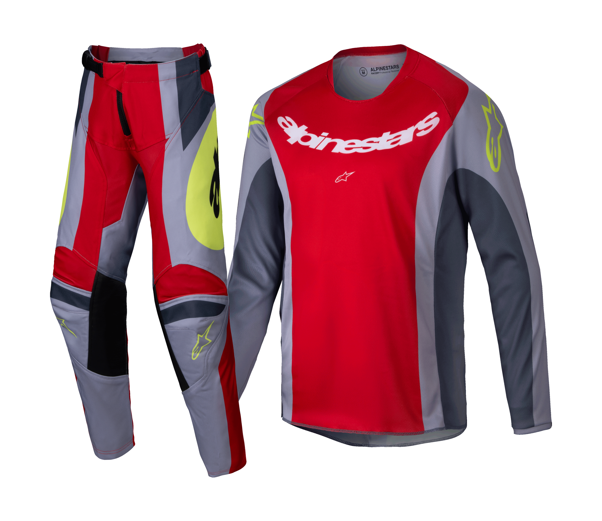Alpinestars Youth Motocross Gear Racer Melt - Red / Grey