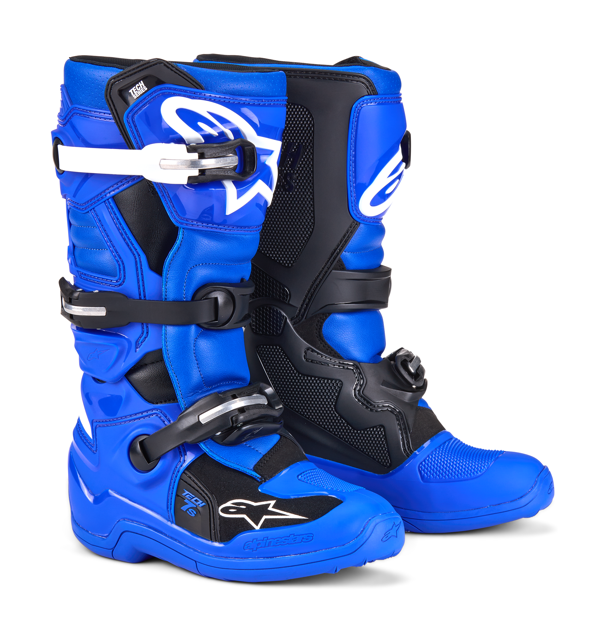 Alpinestars Youth Motocross Boots Tech 7S - Blue / Black / White