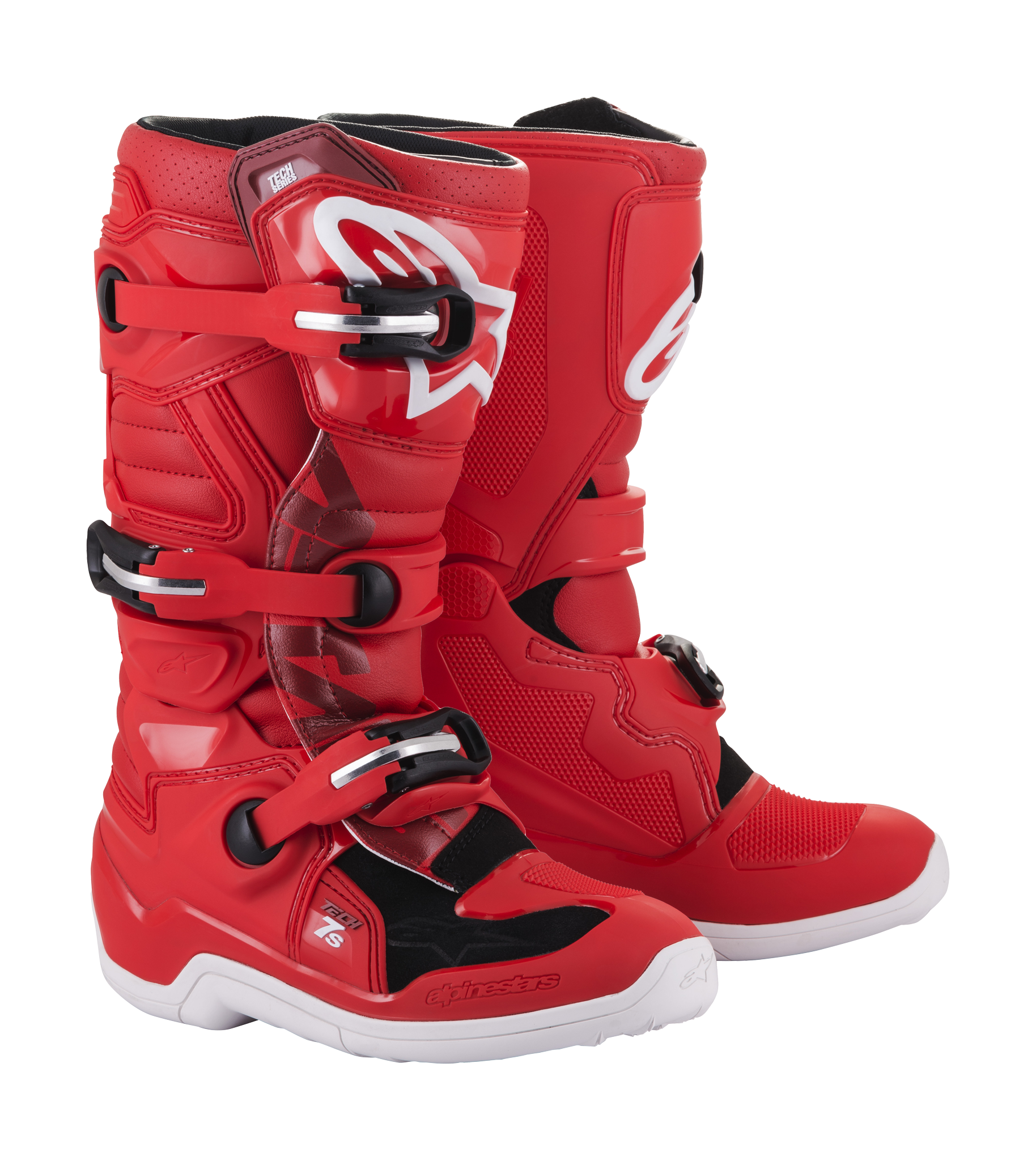 Alpinestars Youth Motocross Boots Tech 7S - Red