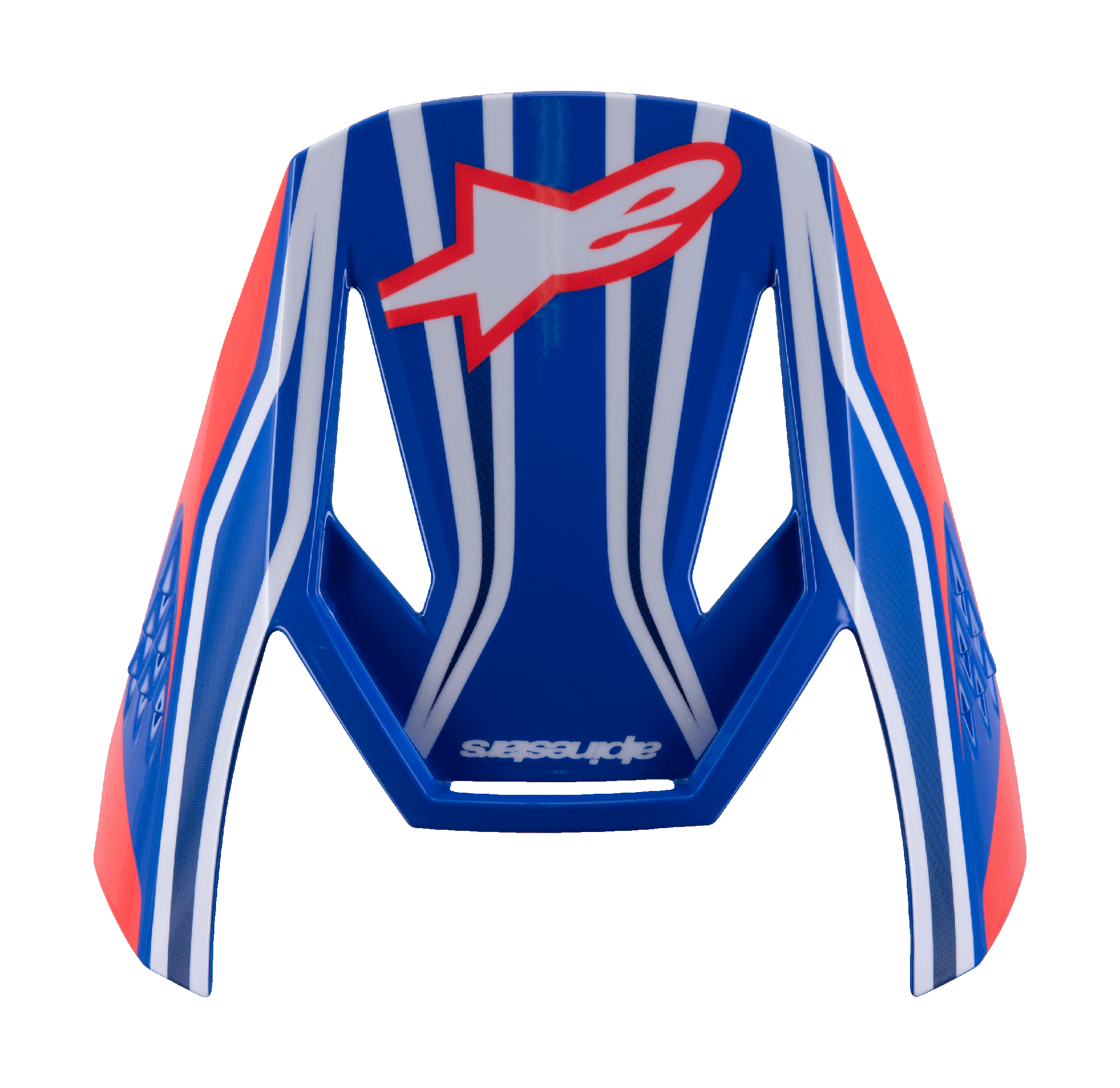Alpinestars Youth Helmet Visor S-M3 Wurx - Blue / Red / White / Black