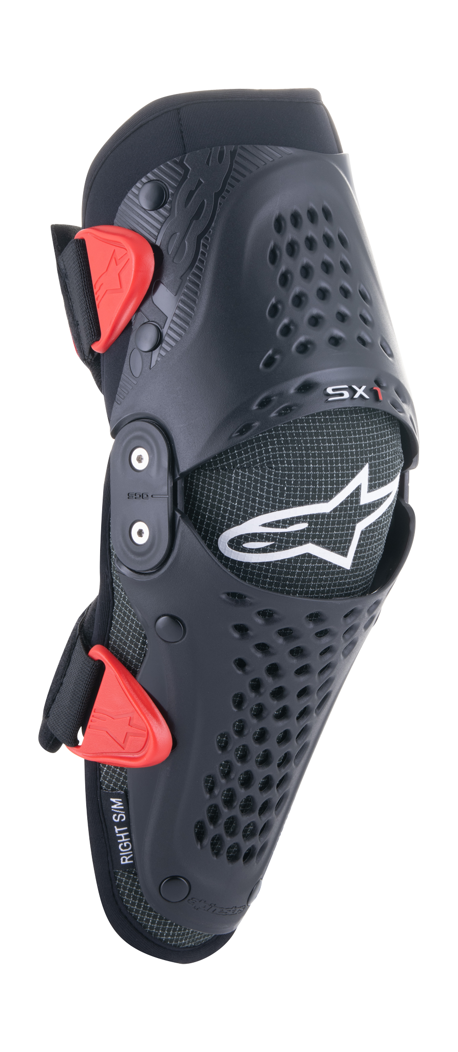 Alpinestars Youth Knee Guards SX-1 - Black / Red