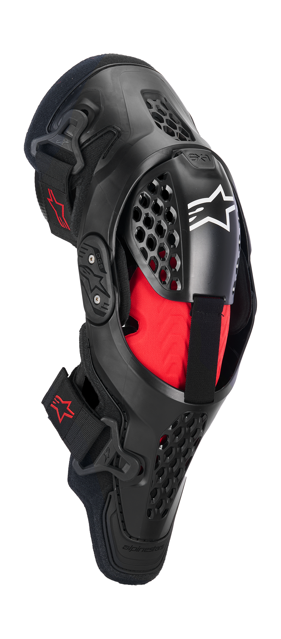 Alpinestars Knee Guards SX-1 Plasma - Black / Red / Grey