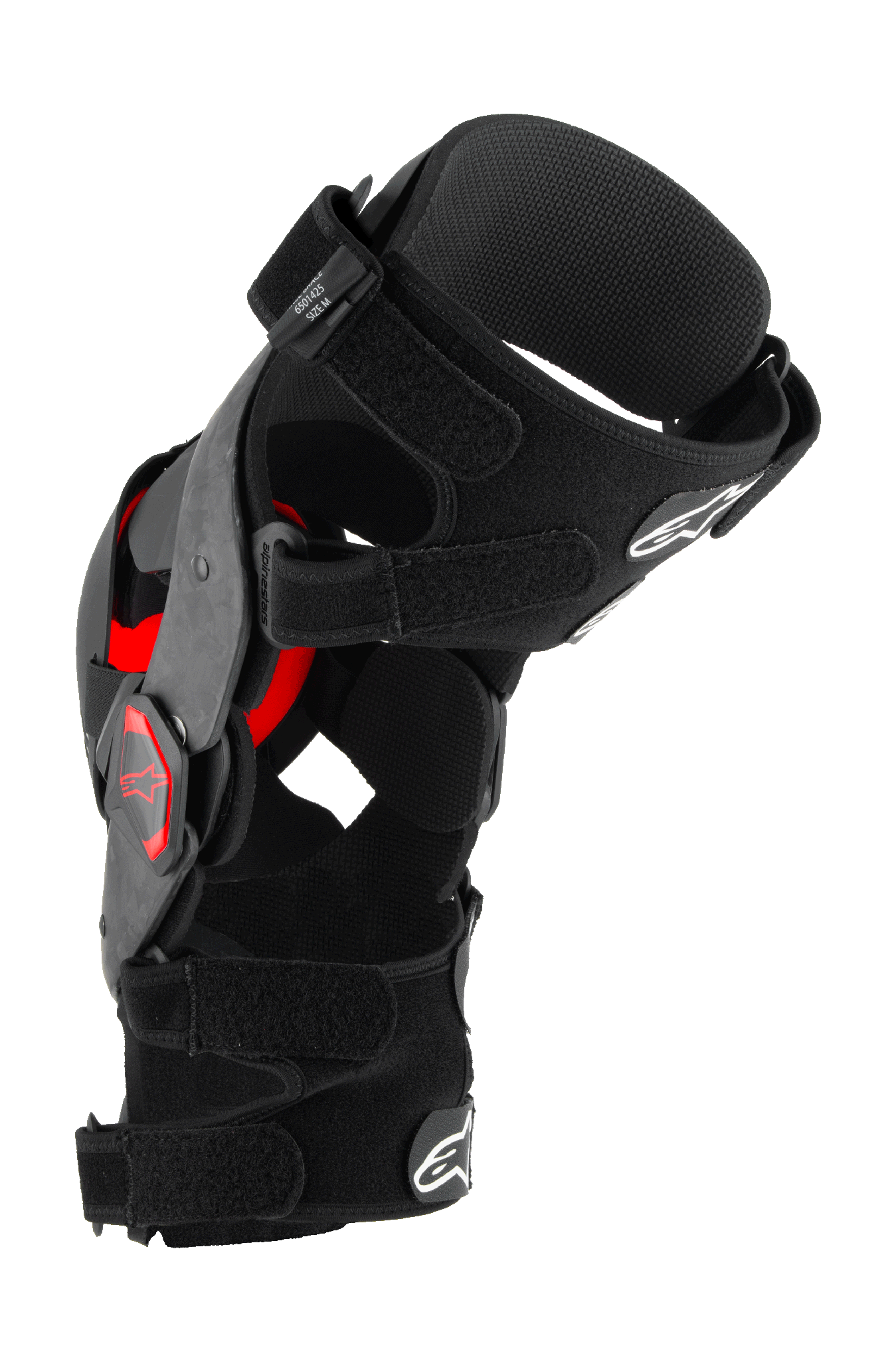Alpinestars Knee Braces Supertech RK-10 Plasma - Black / Red