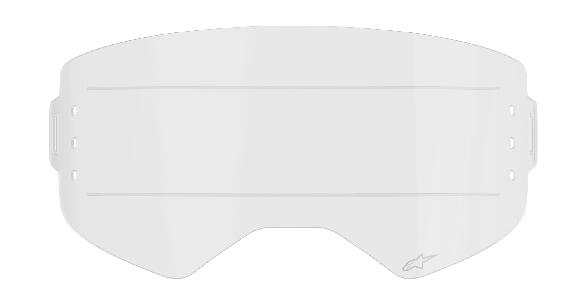 Alpinestars Lens Roll-Off Supertech - Injected Clear