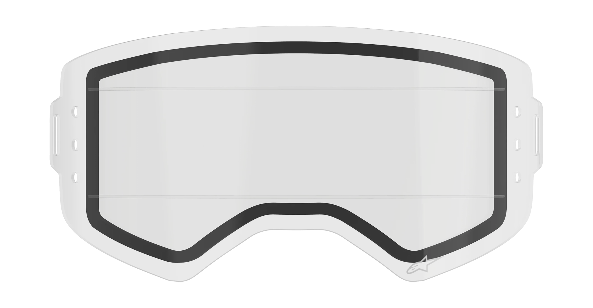 Alpinestars Lens Supertech - Injected Dual Vented Clear