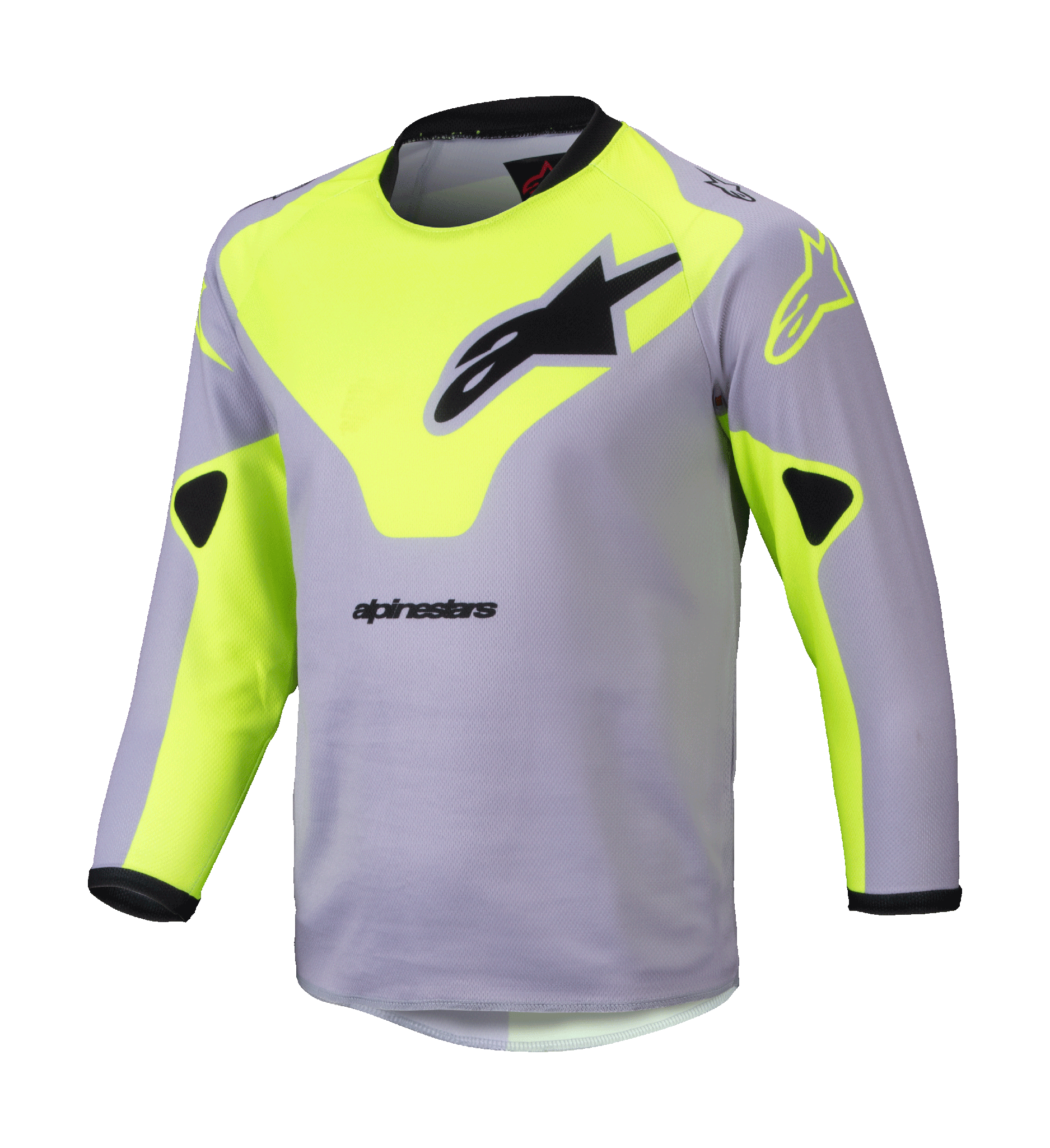 Alpinestars Mini Motocross Gear Racer Veil - Grey / Fluo Yellow