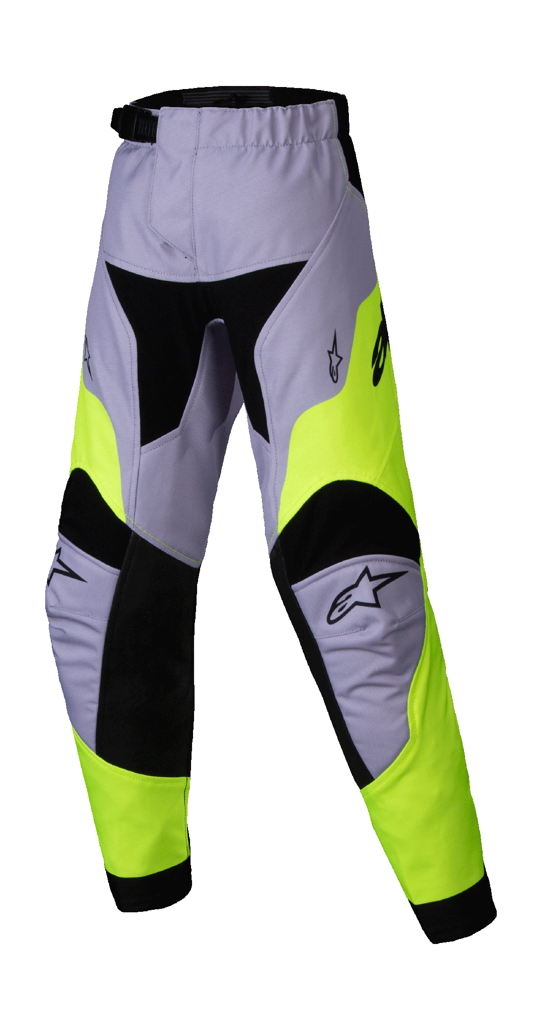 Alpinestars Mini Motocross Pants Racer Veil - Grey / Fluo Yellow