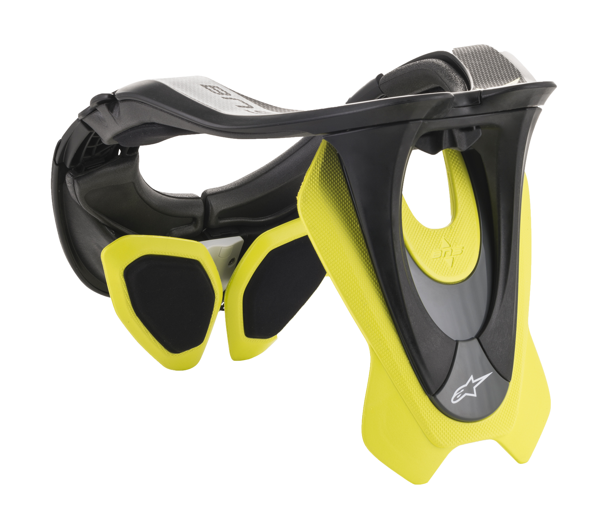 Alpinestars Neck Brace BNS Tech 2 - Black / Yellow Fluo