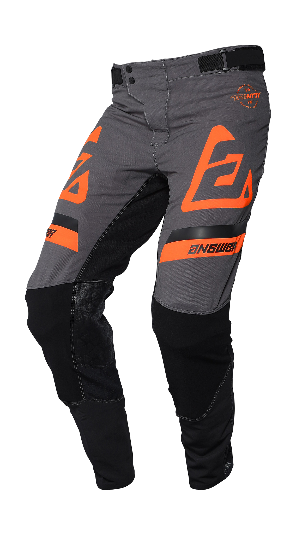 Answer Motocross Pants Trinity Voyd - Charcoal / Hyper Orange / Black