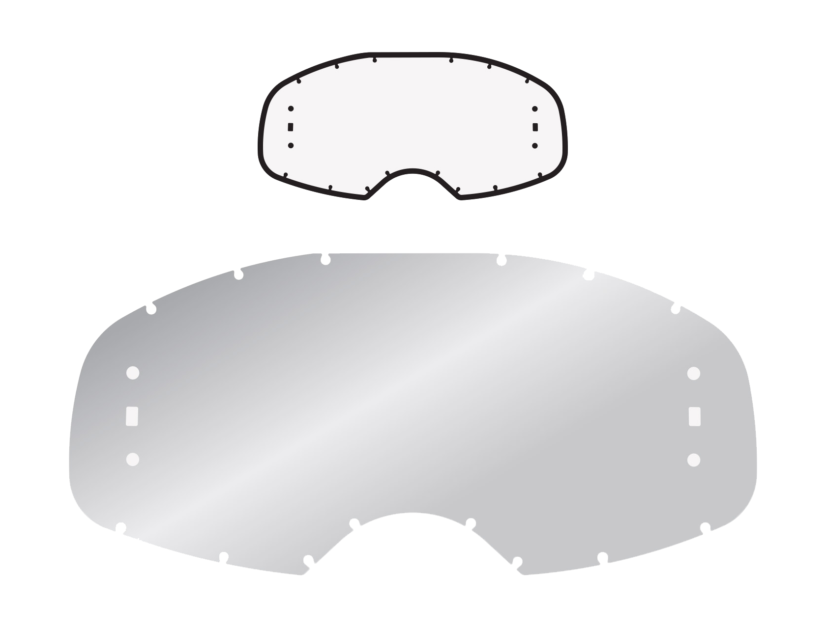 Armor Vision Lens Rip N Roll Colossus - Standard Clear