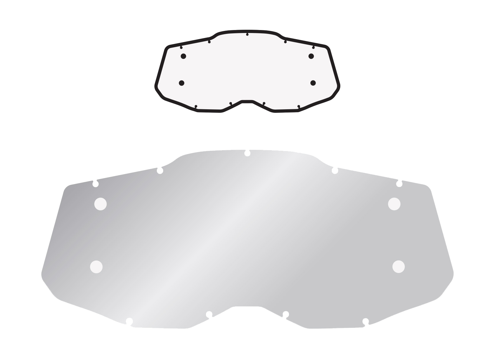 Armor Vision Lens Roll-Off 100% GEN2 RC2/AC2/ST2 - Standard Clear