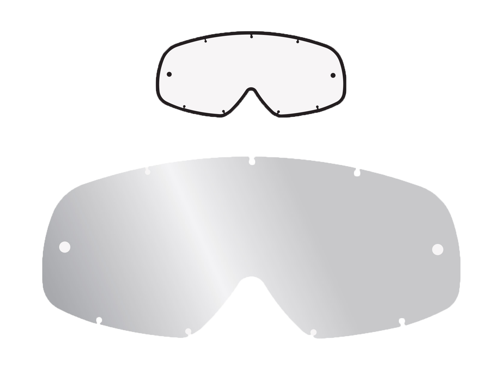 Armor Vision Lens Roll-Off Fox Airspace II - Standard Clear