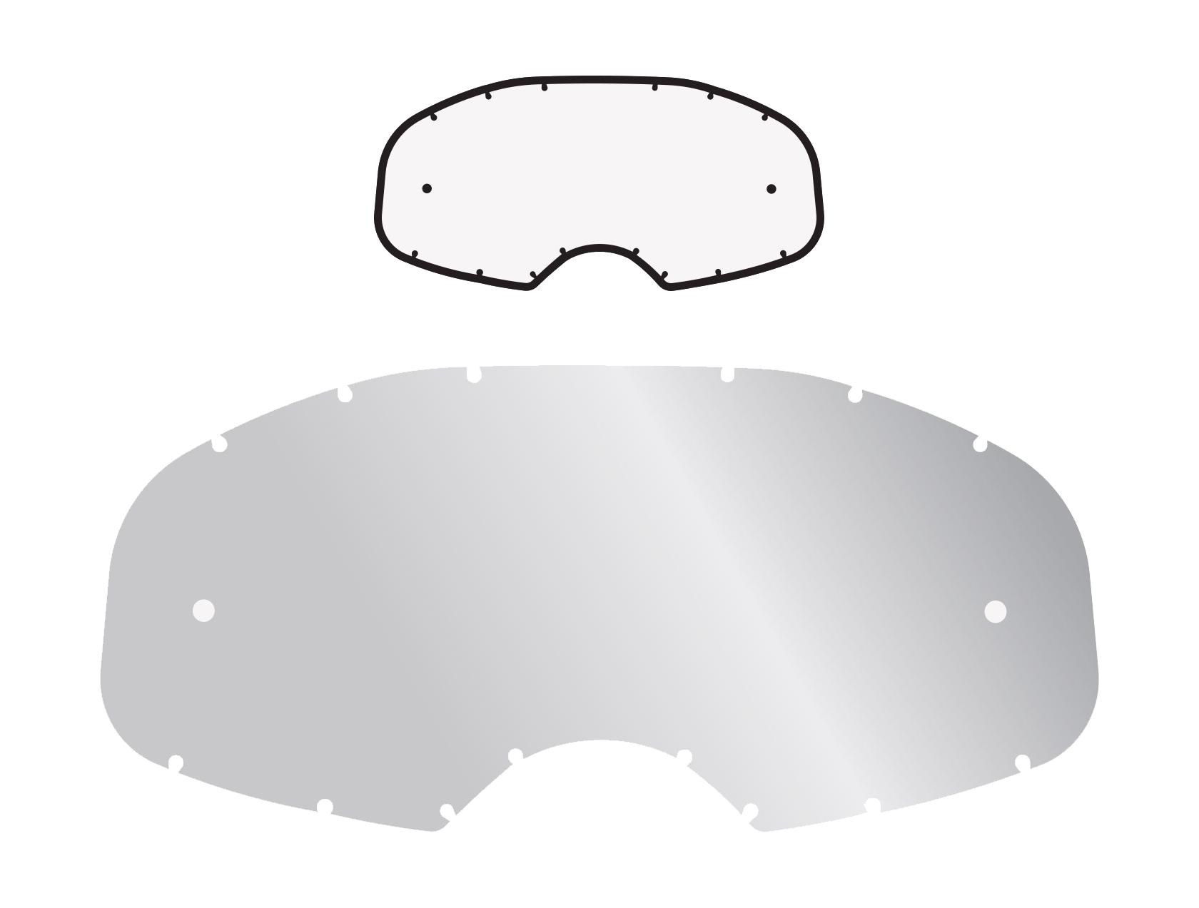 Armor Vision Lens Roll-Off Rip N Roll Colossus - Standard Clear