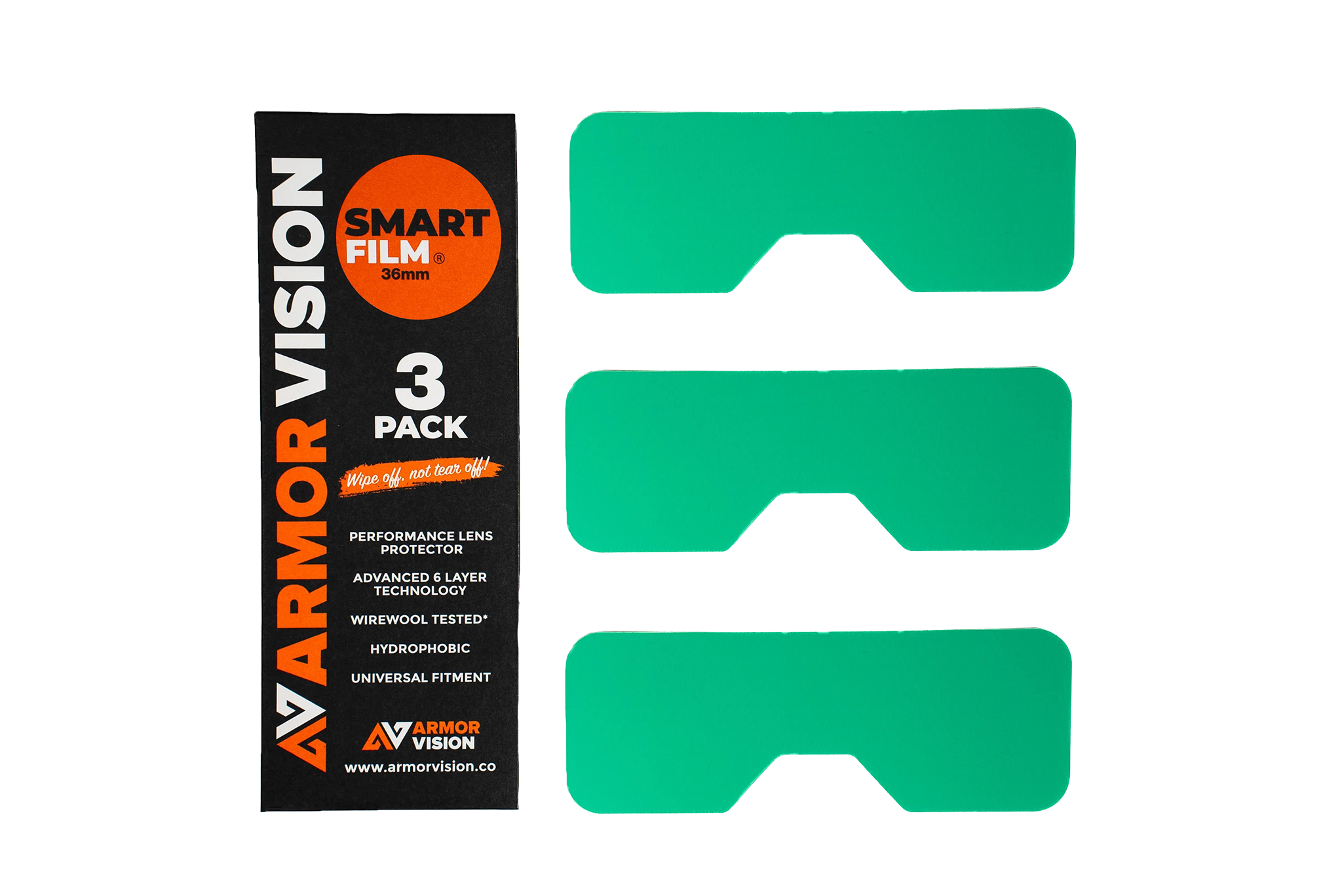 Armor Vision Lens Protector Smart Film - 36 mm - 3 Pcs