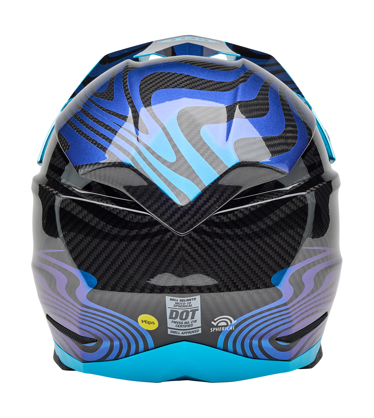 Bell Motocross Helmet Moto-10 Spherical Cortex - Blue