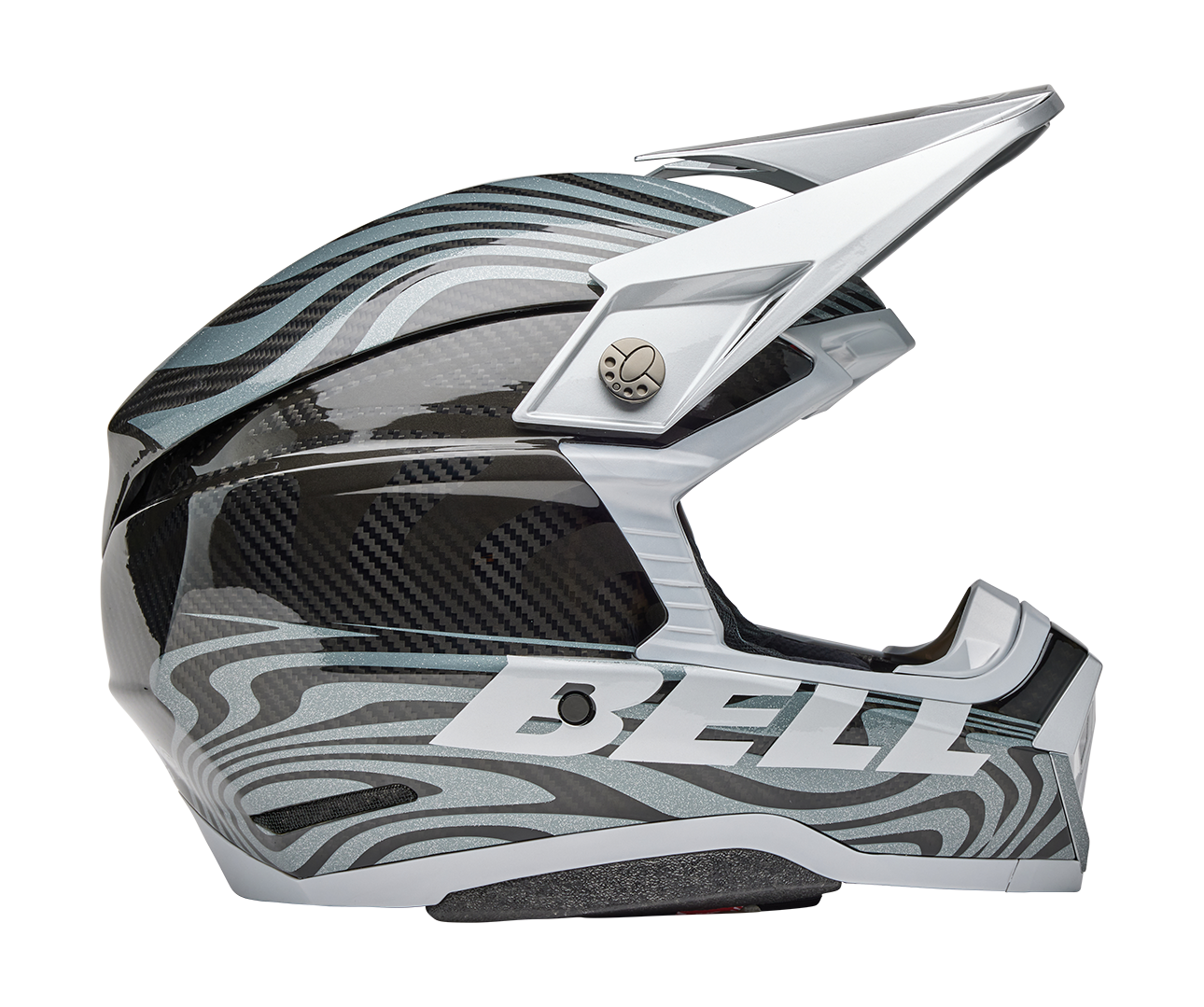Bell Motocross Helmet Moto-10 Spherical Cortex - Silver / Grey