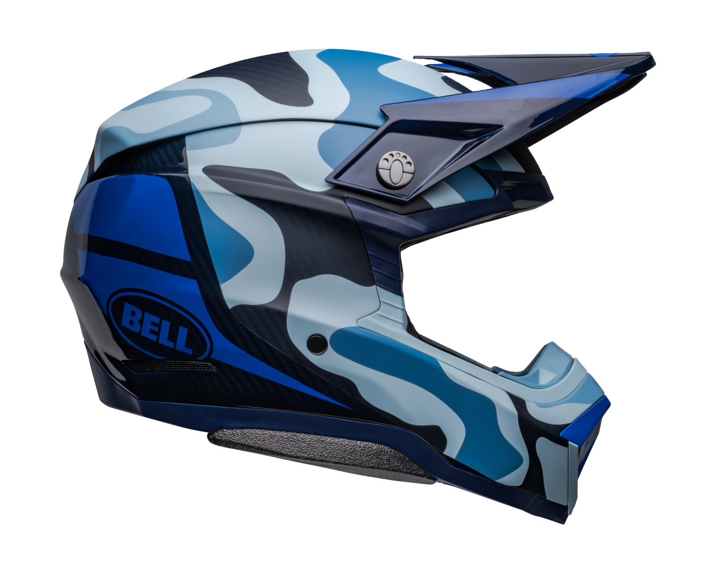 Bell Motocross Helmet Moto-10 Spherical Ferrandis Mechant - Dark Blue / Light Blue