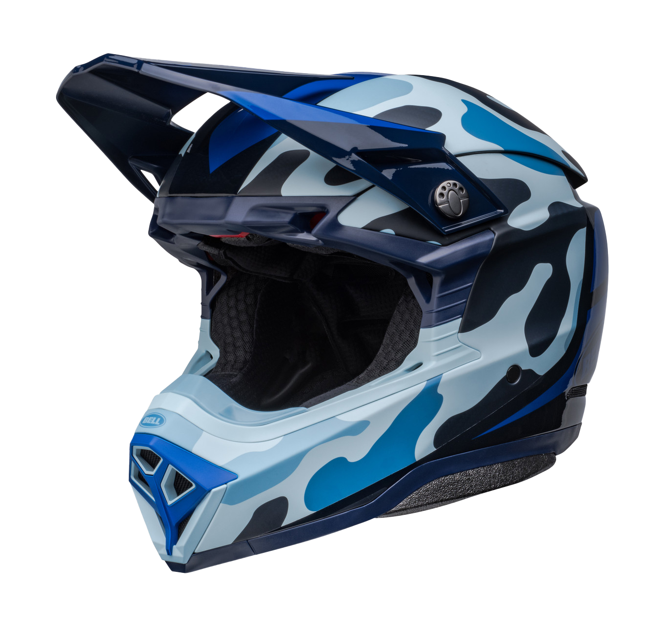 Bell Motocross Helmet Moto-10 Spherical Ferrandis Mechant - Dark Blue / Light Blue
