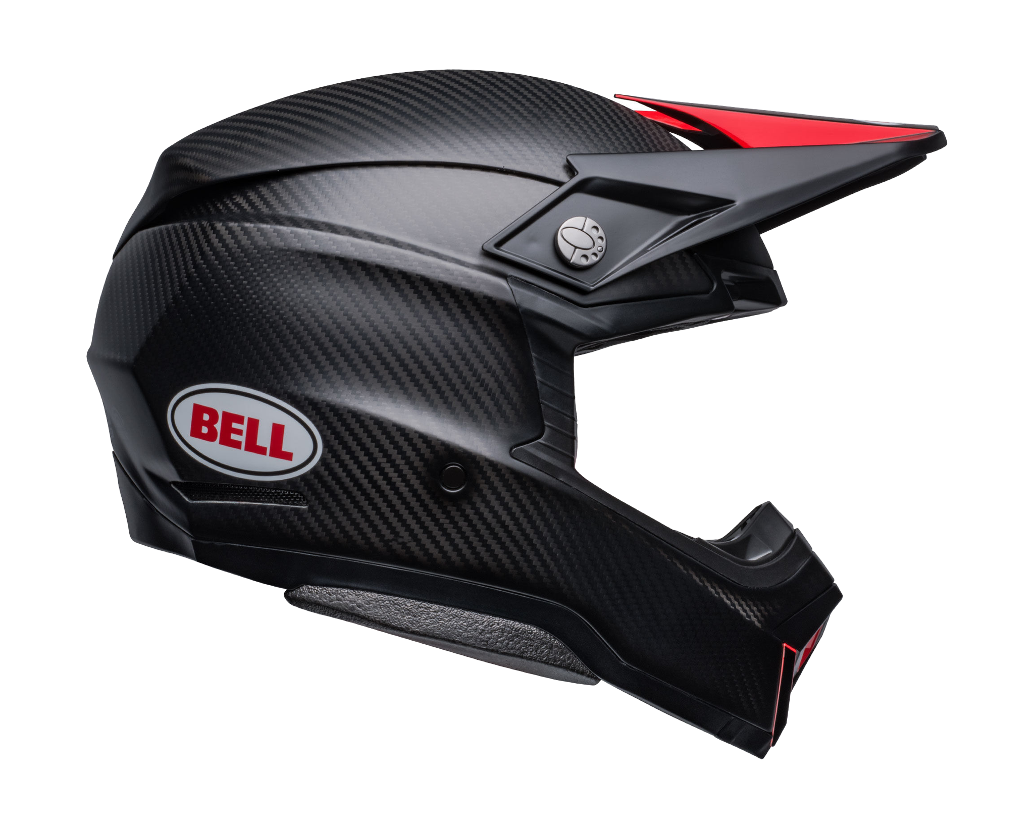 Bell Motocross Helmet Moto-10 Spherical Solid - Black / Red