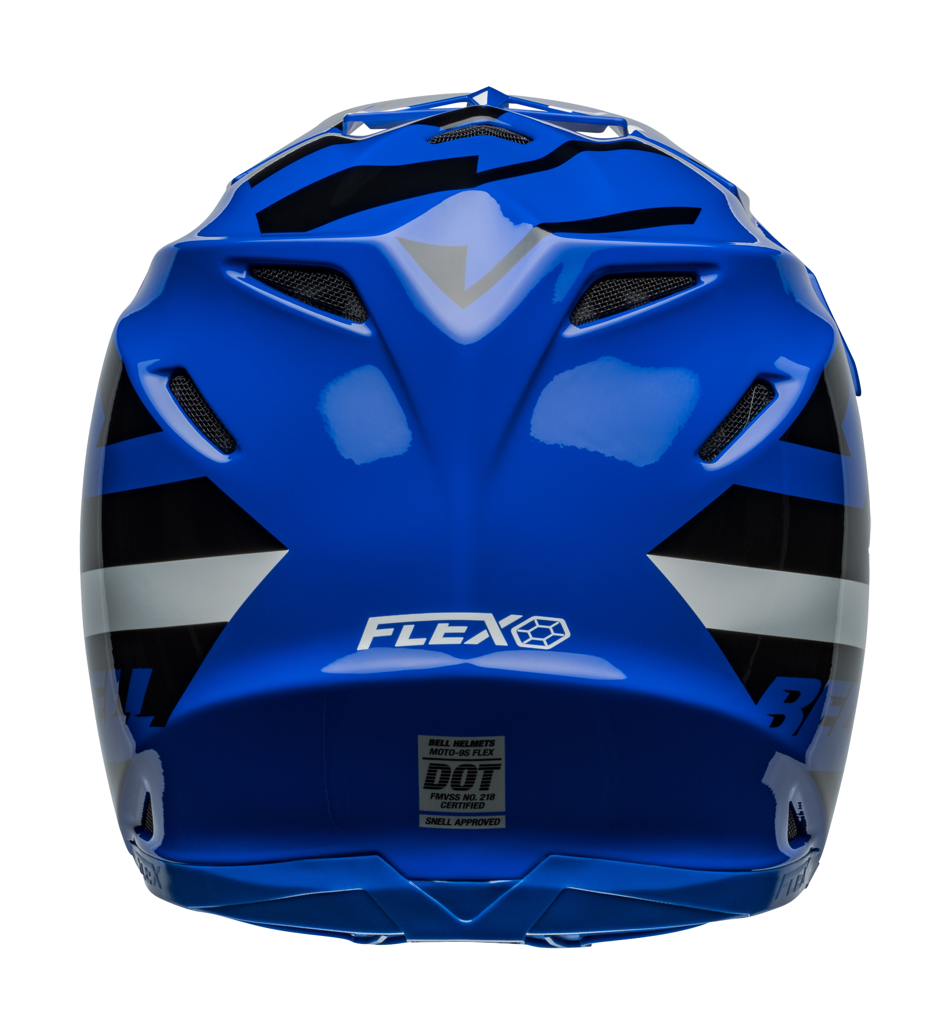 Bell Motocross Helmet Moto-9S Flex Banshee - Blue / White