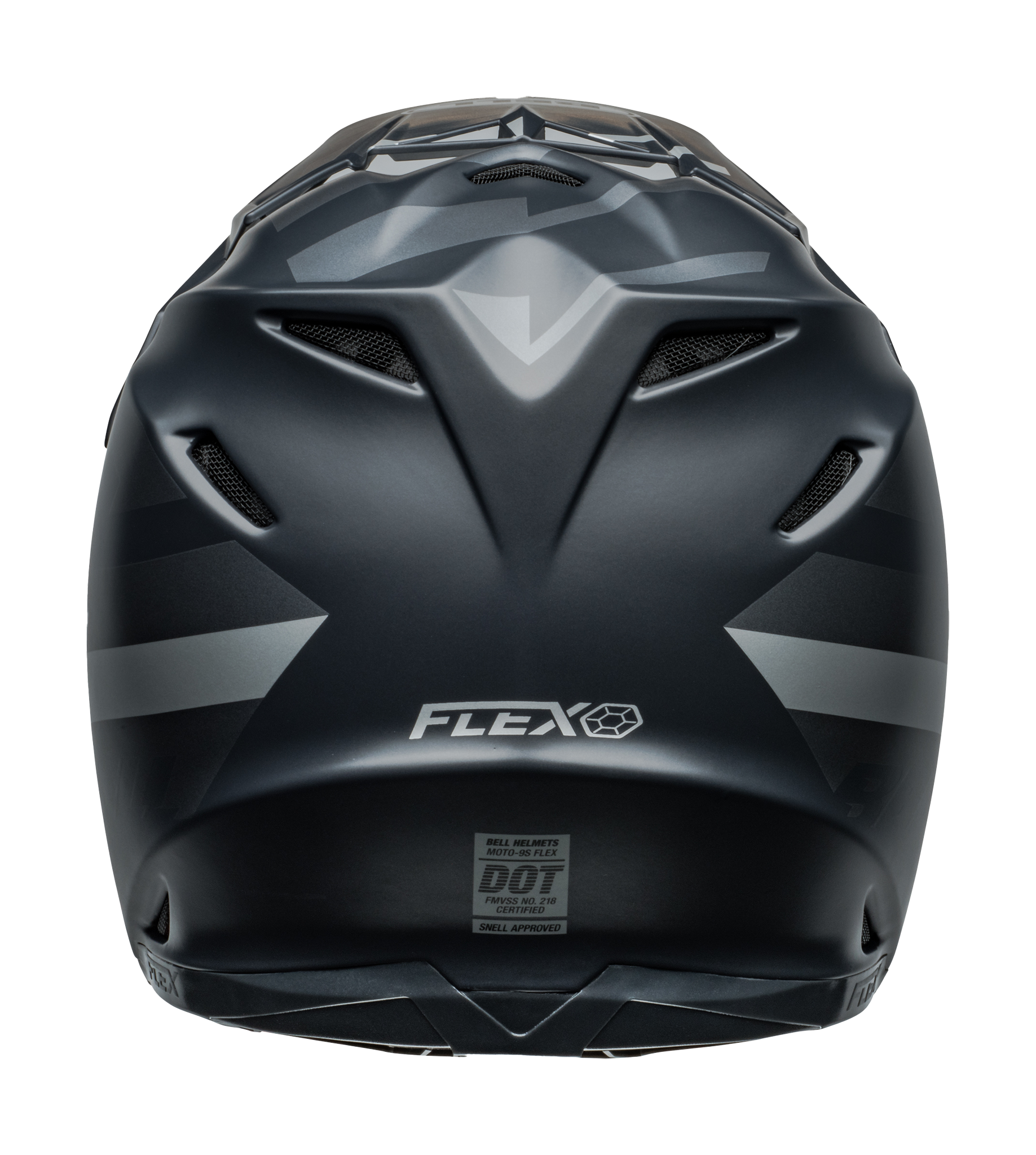 Bell Motocross Helmet Moto-9S Flex Banshee - Satin Black / Silver