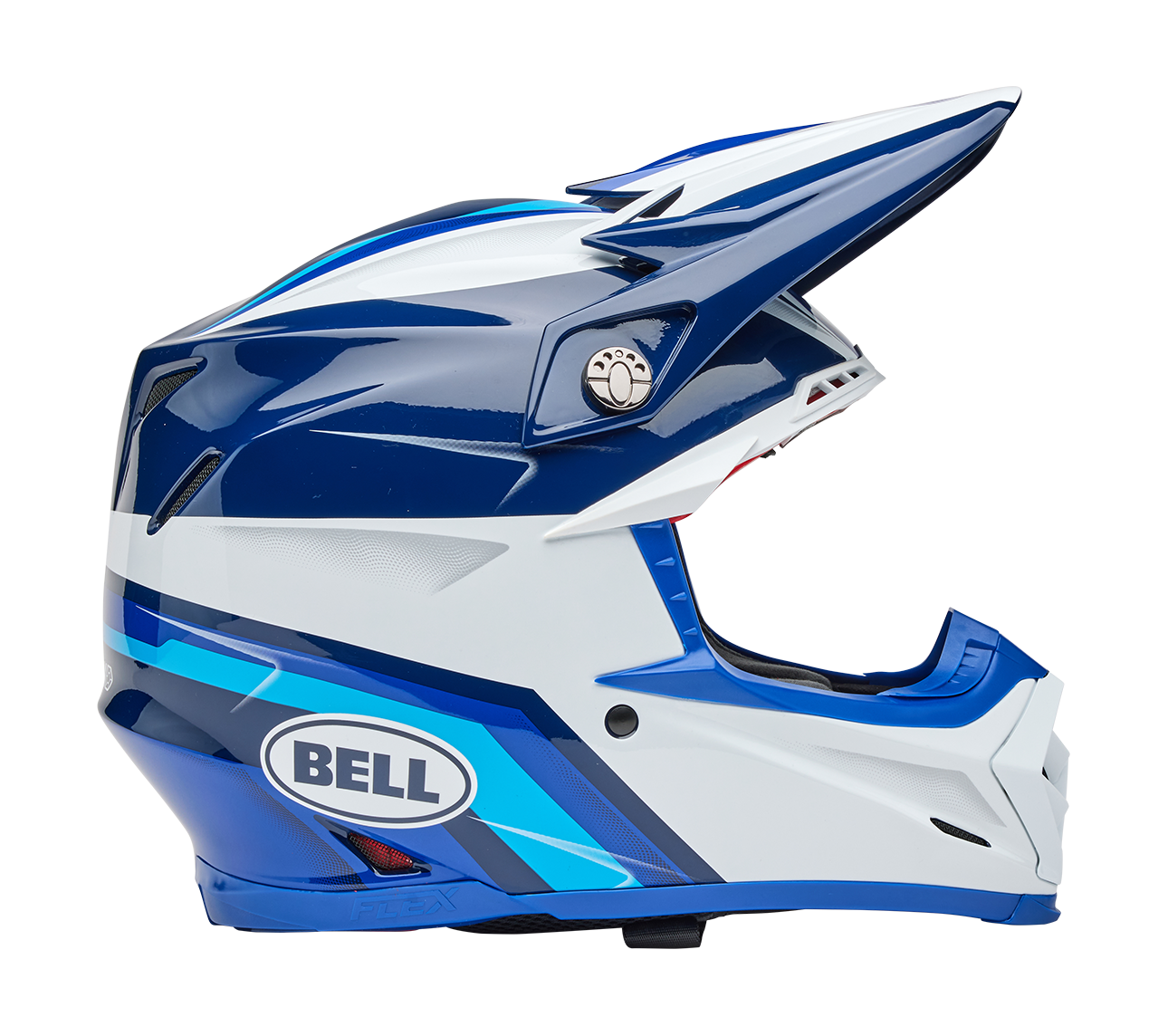 Bell Motocross Helmet Moto-9S Flex Merchant - Blue