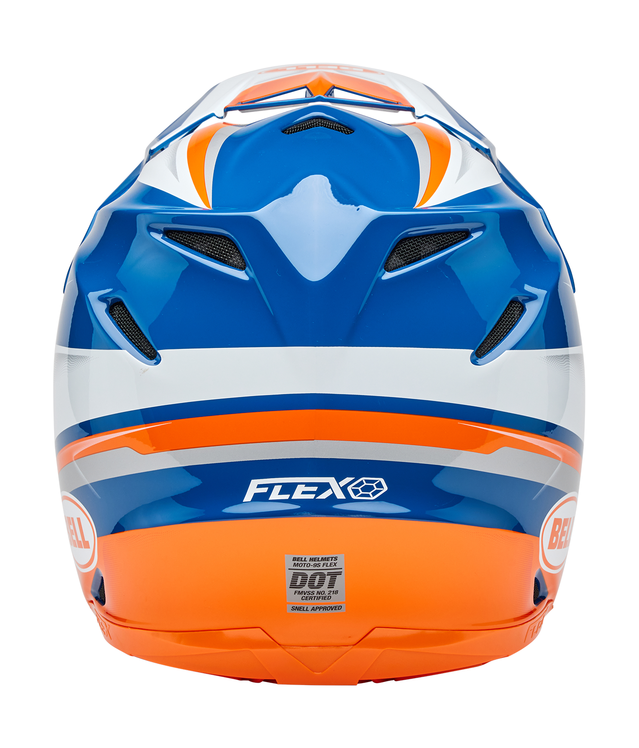 Bell Motocross Helmet Moto-9S Flex Merchant - Orange / Blue