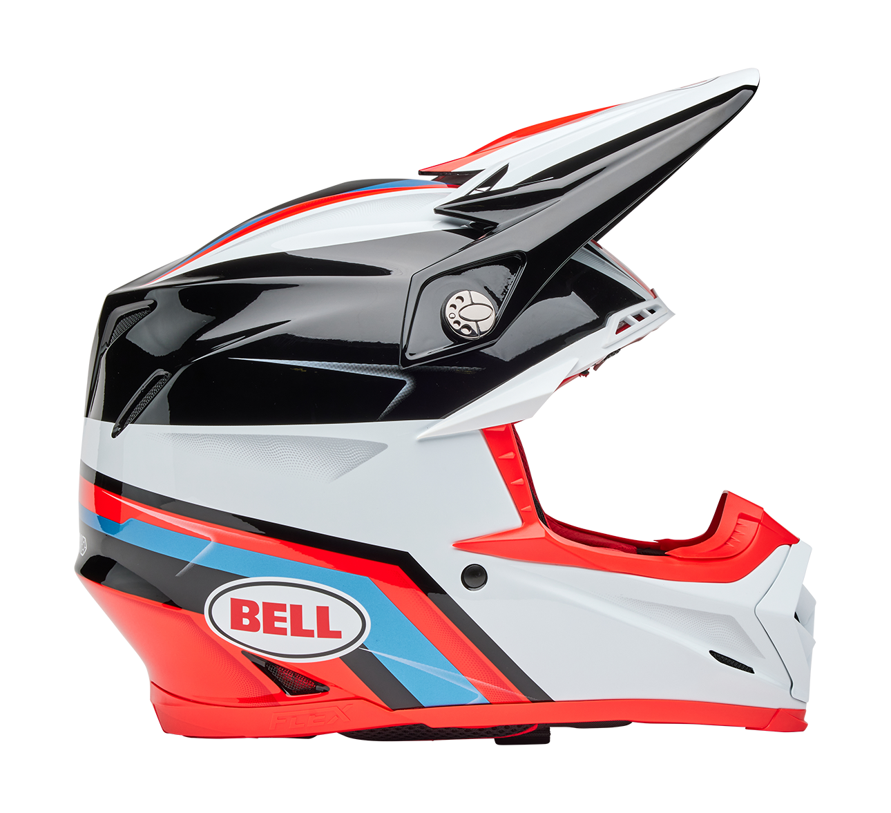 Bell Motocross Helmet Moto-9S Flex Merchant - Red / Black