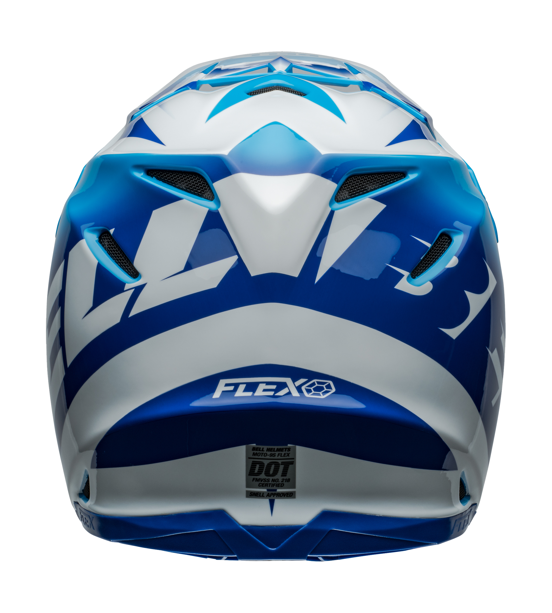 Bell Motocross Helmet Moto-9S Flex Rail - Blue / White