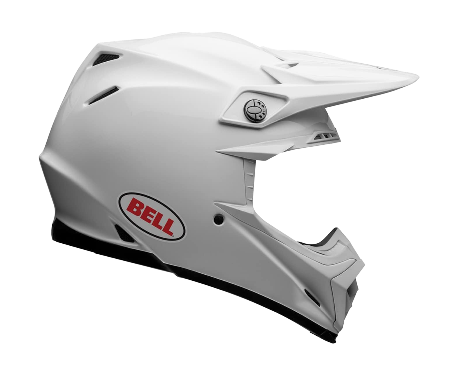 Bell Motocross Helmet Moto-9S Flex Solid - Gloss White