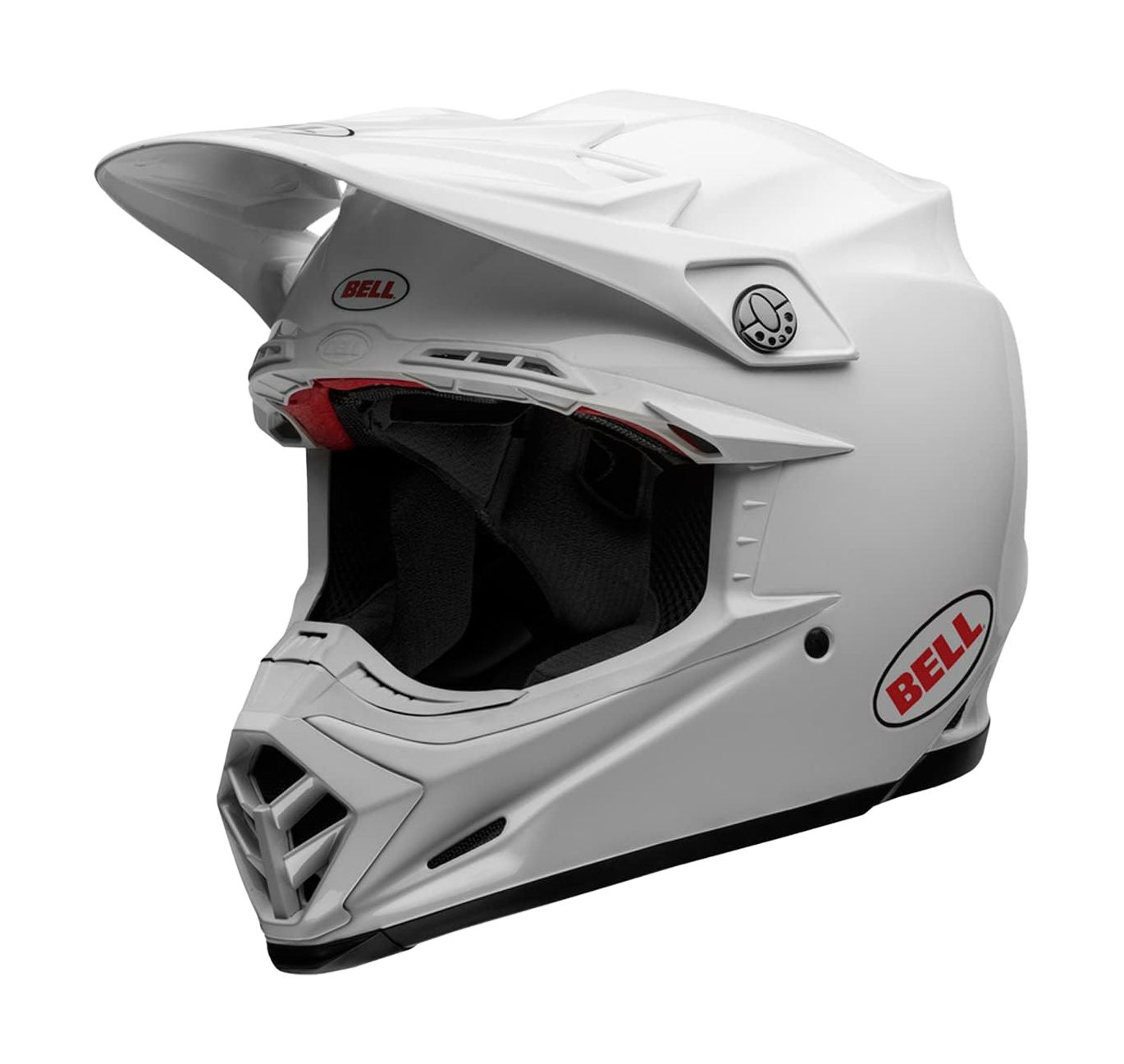 Bell Motocross Helmet Moto-9S Flex Solid - Gloss White