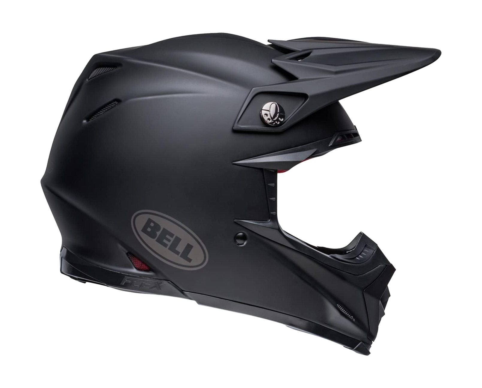 Bell Motocross Helmet Moto-9S Flex Solid - Matte Black