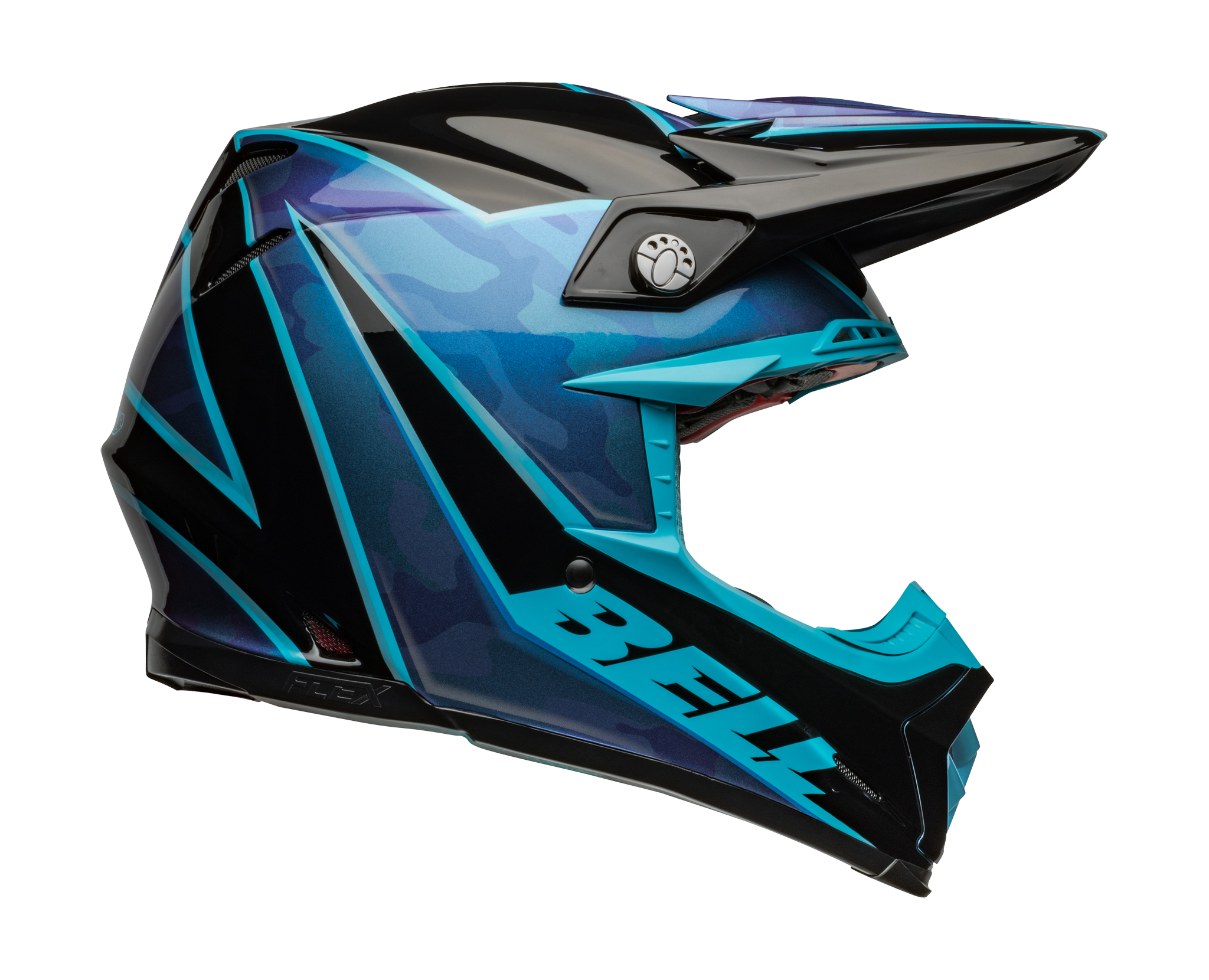 Bell Motocross Helmet Moto-9S Flex Sprite - Black / Blue