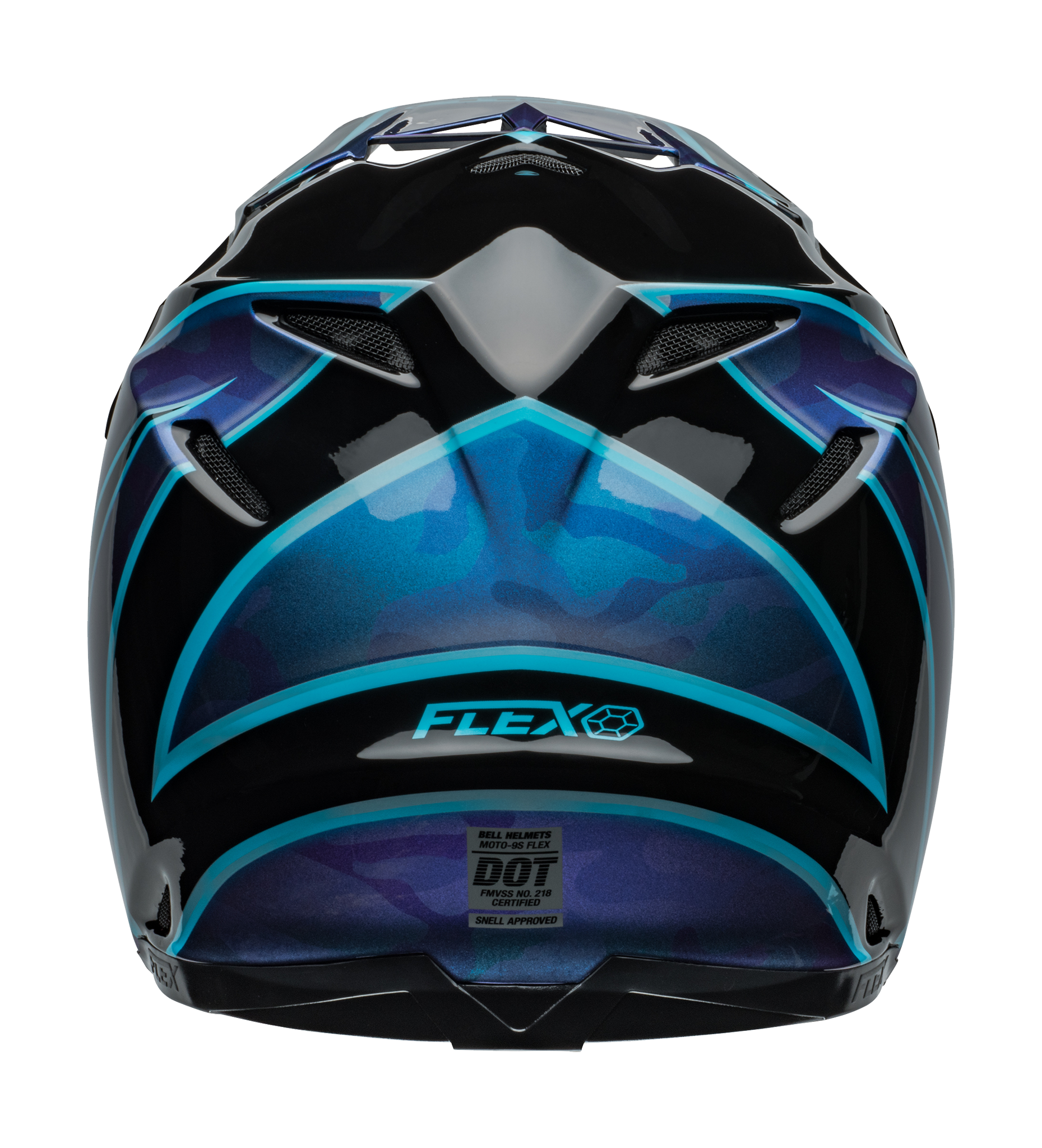 Bell Motocross Helmet Moto-9S Flex Sprite - Black / Blue