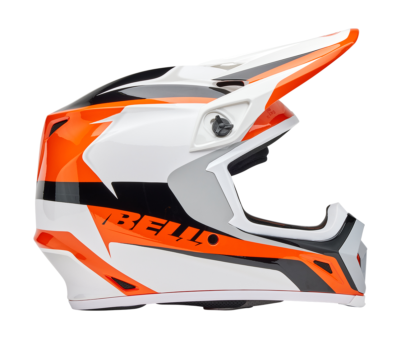 Bell Motocross Helmet MX-9 Rift - Orange / White