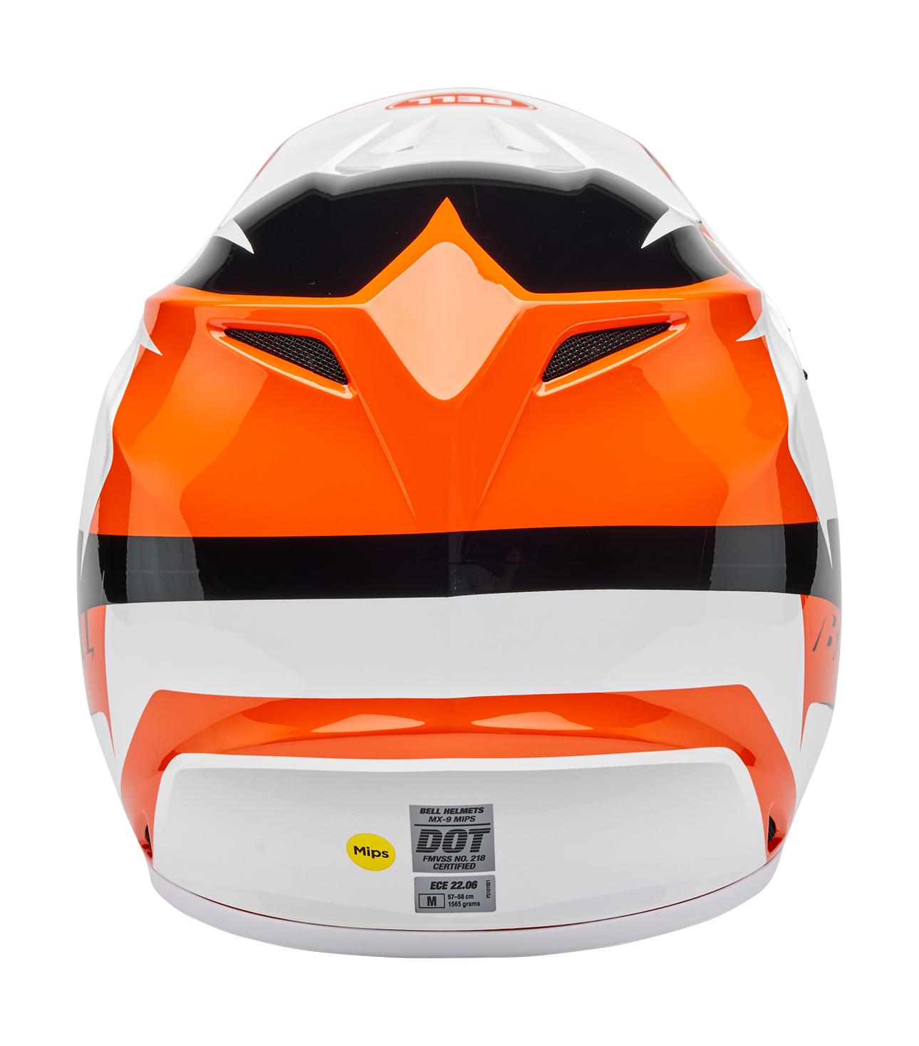 Bell Motocross Helmet MX-9 Rift - Orange / White