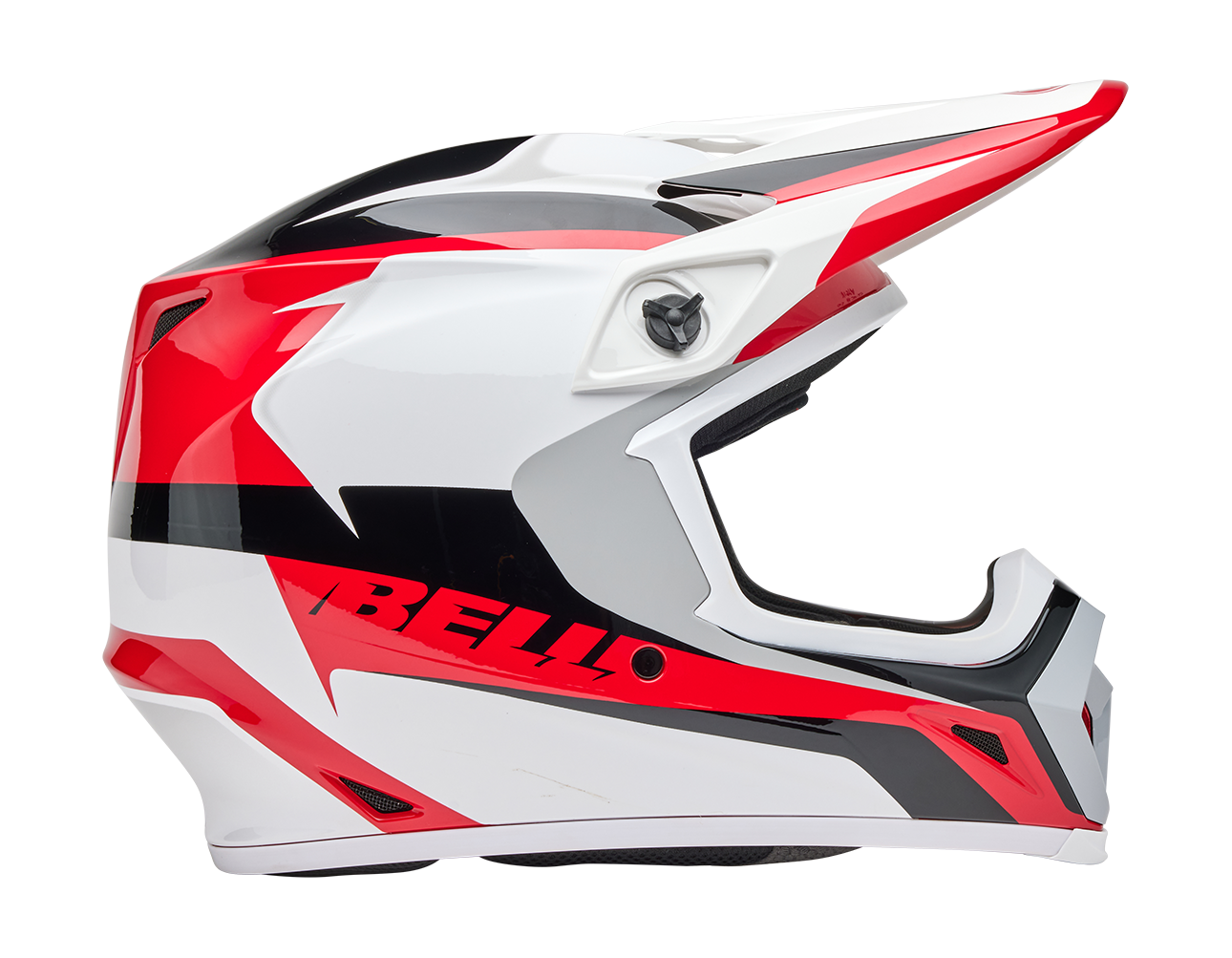 Bell Motocross Helmet MX-9 Rift - Red / White