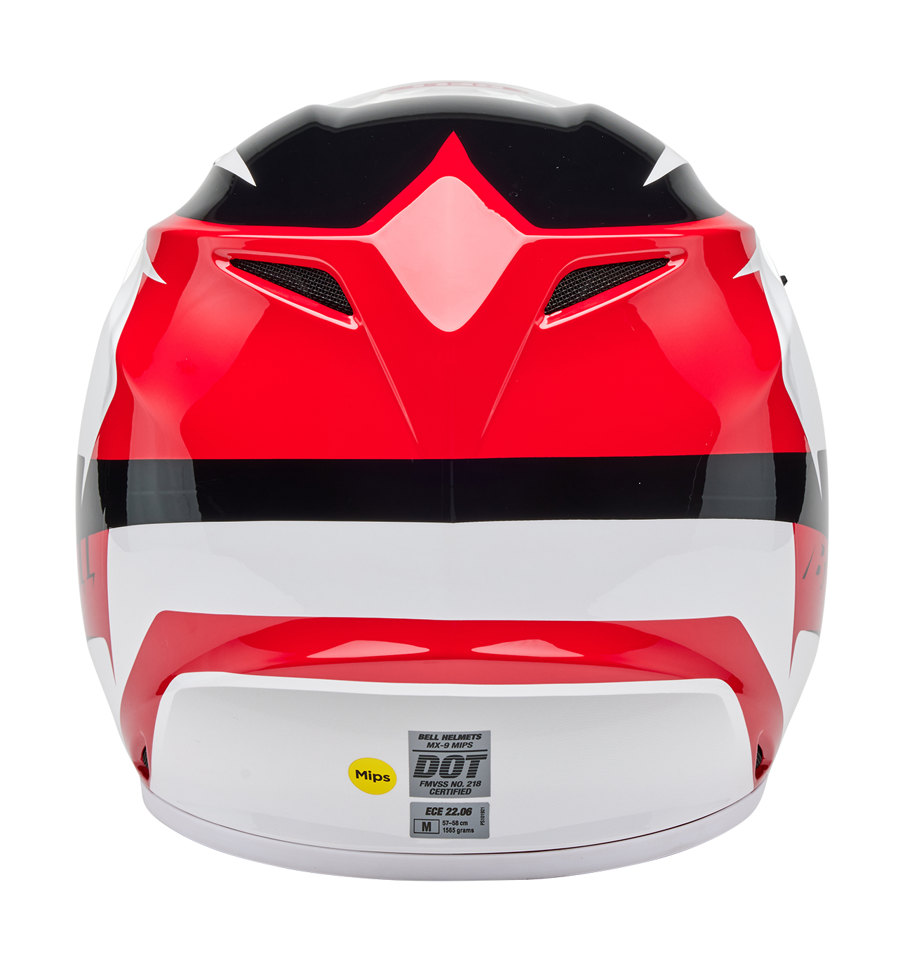Bell Motocross Helmet MX-9 Rift - Red / White