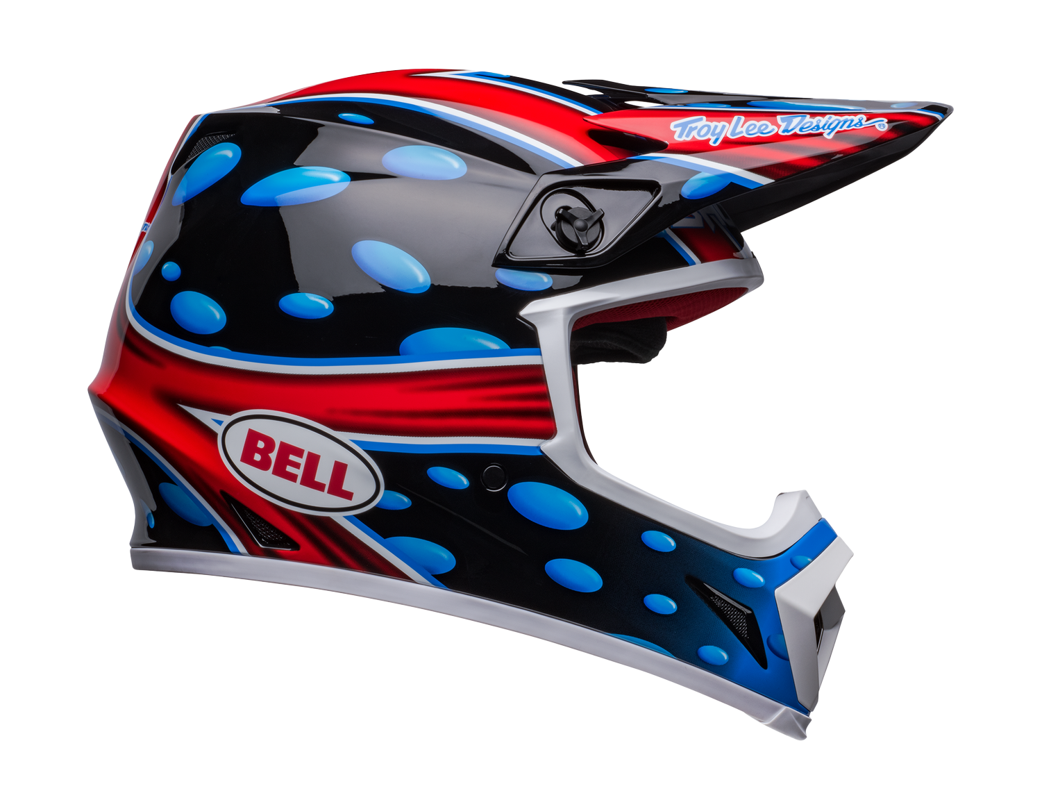 Bell Motocross Helmet MX-9 Showtime - Black / Red