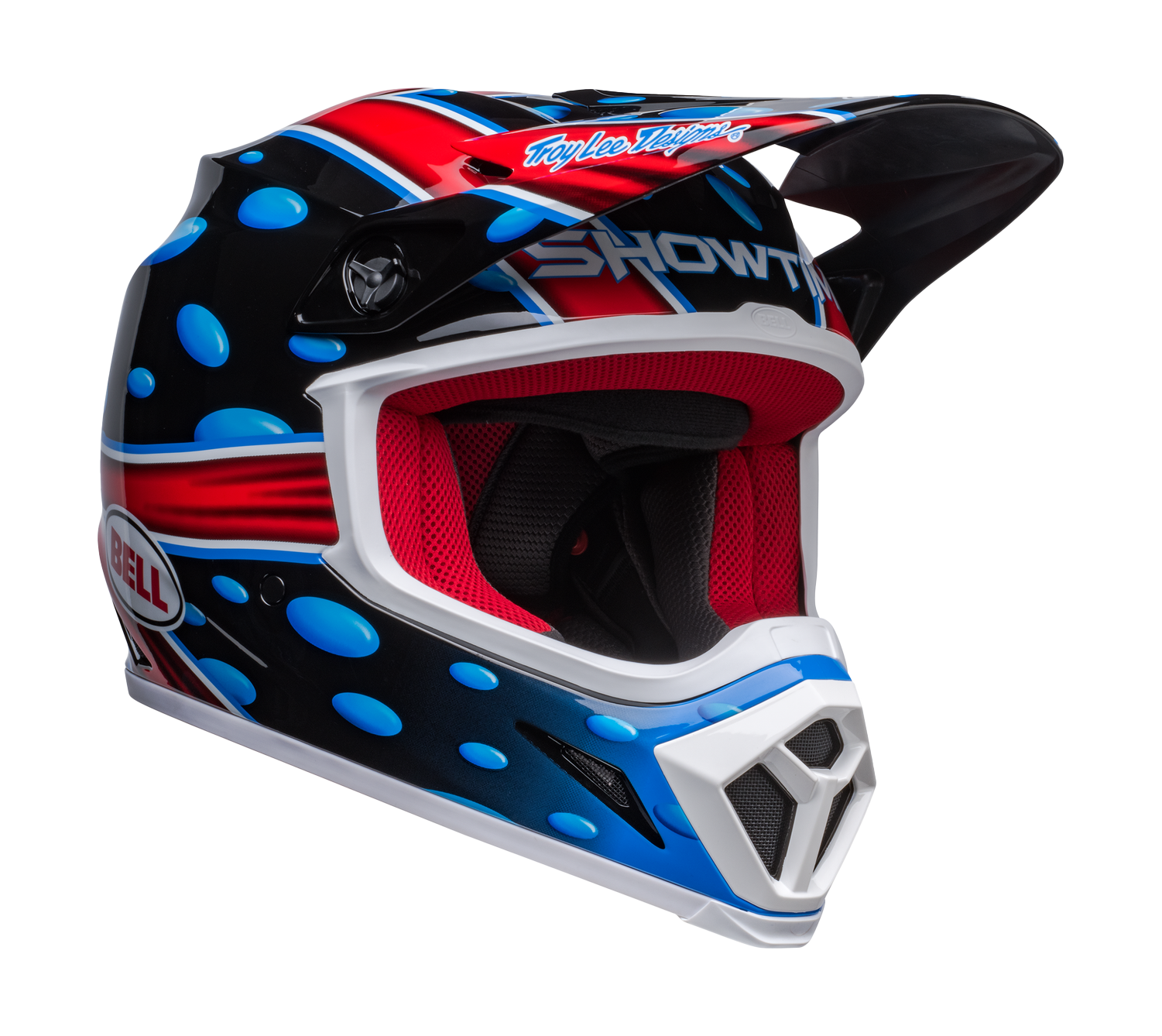 Bell Motocross Helmet MX-9 Showtime - Black / Red