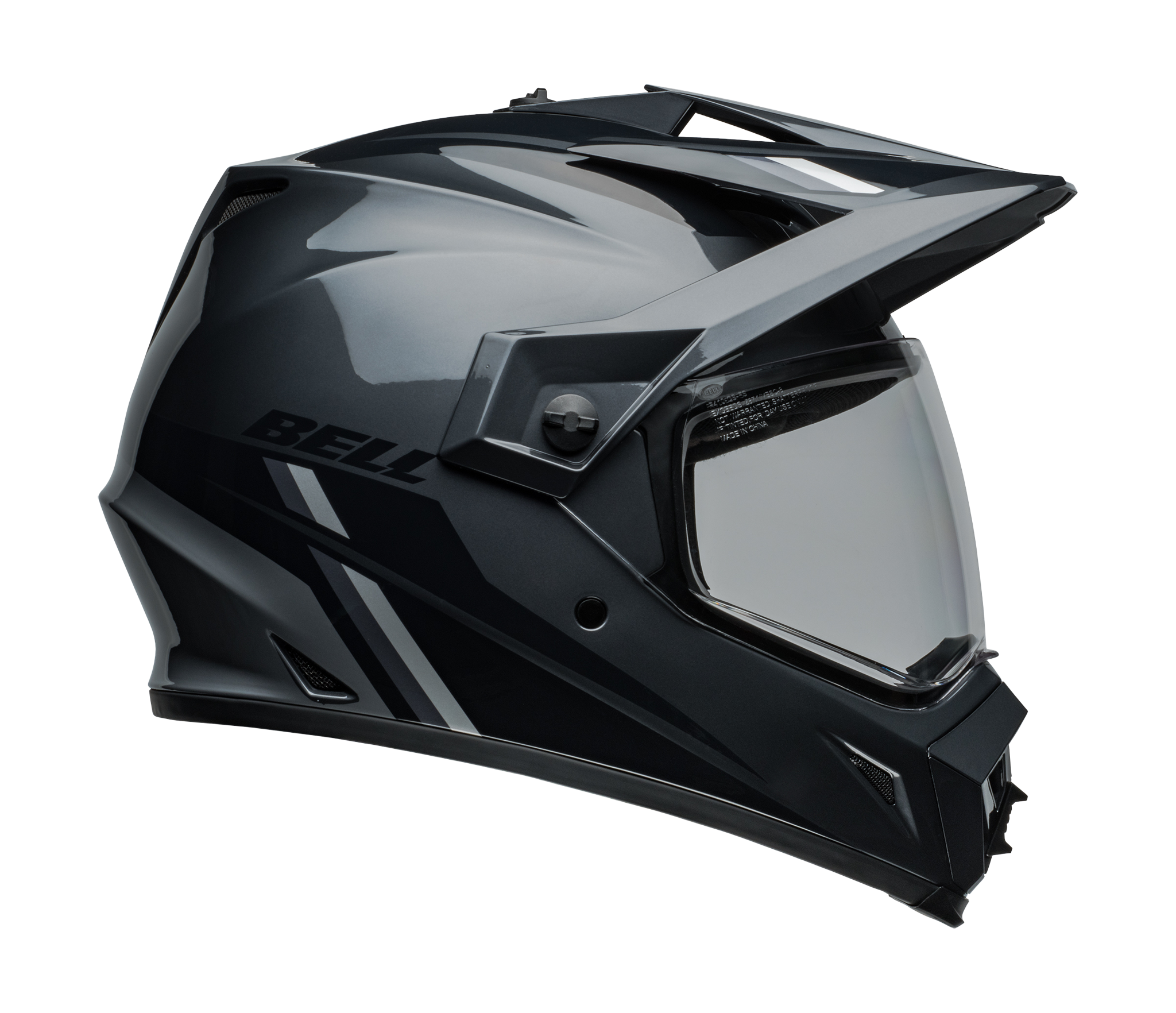 Bell Helmet MX-9 Adventure Alpine - Charcoal / Silver