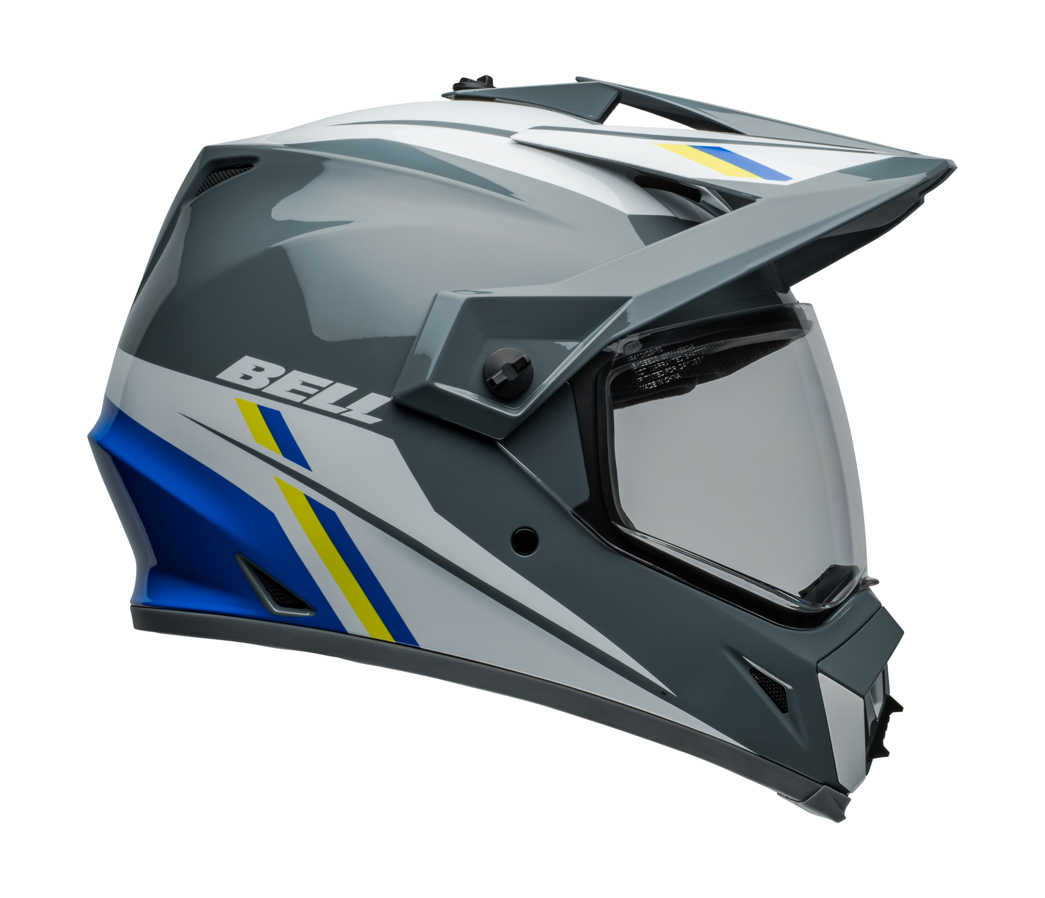 Bell Helmet MX-9 Adventure Alpine - Grey / Blue