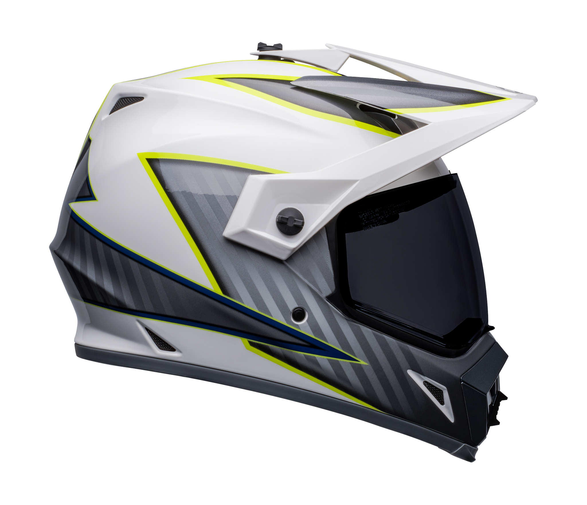 Bell Helmet MX-9 Adventure Dalton - White / Hi-Viz