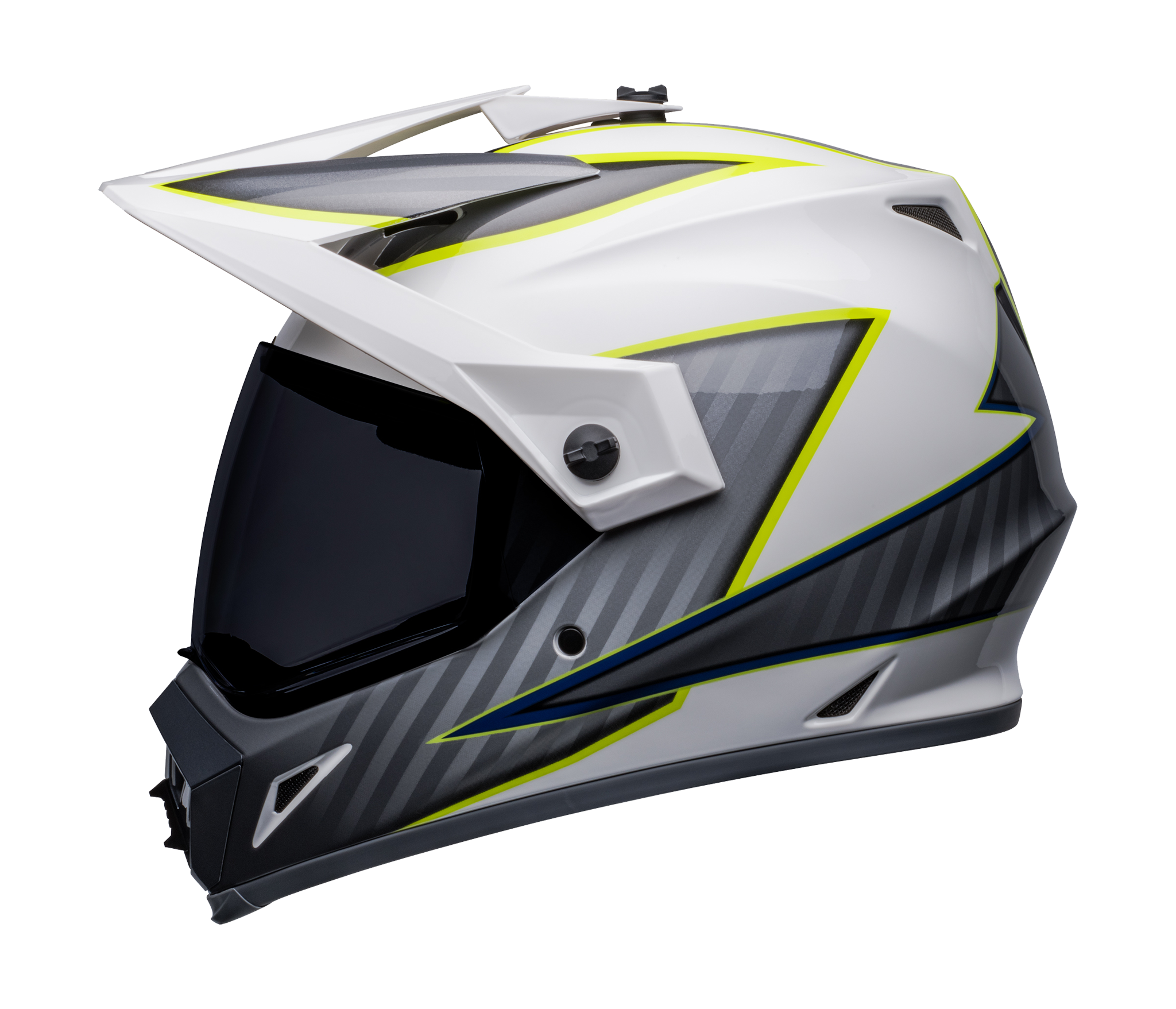 Bell Helmet MX-9 Adventure Dalton - White / Hi-Viz